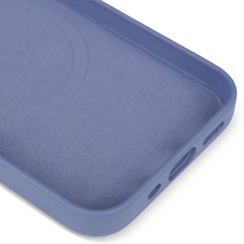 Husă protecție MagSafe piele iPhone 13 mini - Lavender