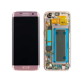 Display complet Samsung Galaxy S7 Edge (G935F) Pink/Gold Service Pack