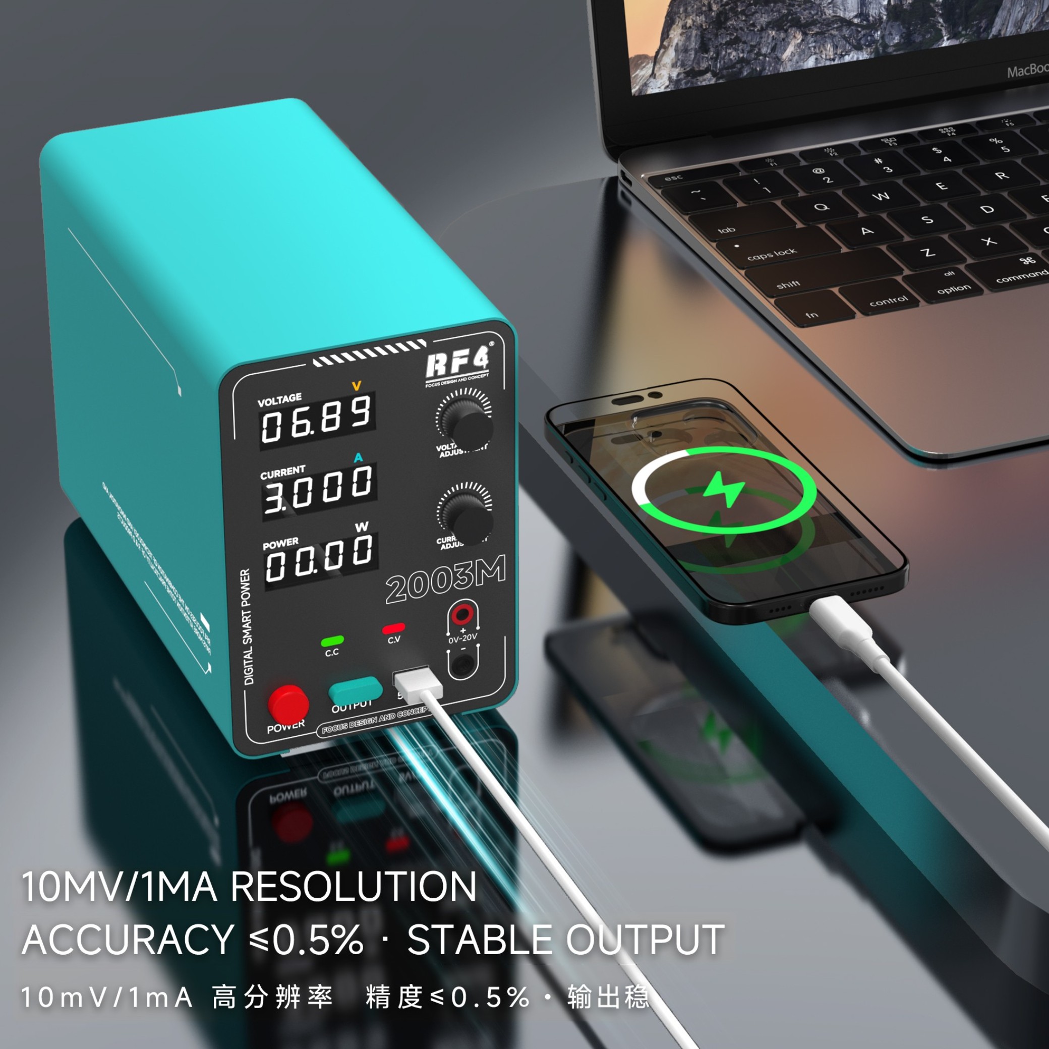 Sursa de alimentare digitala reglabila RF4 RF-2003M 60W