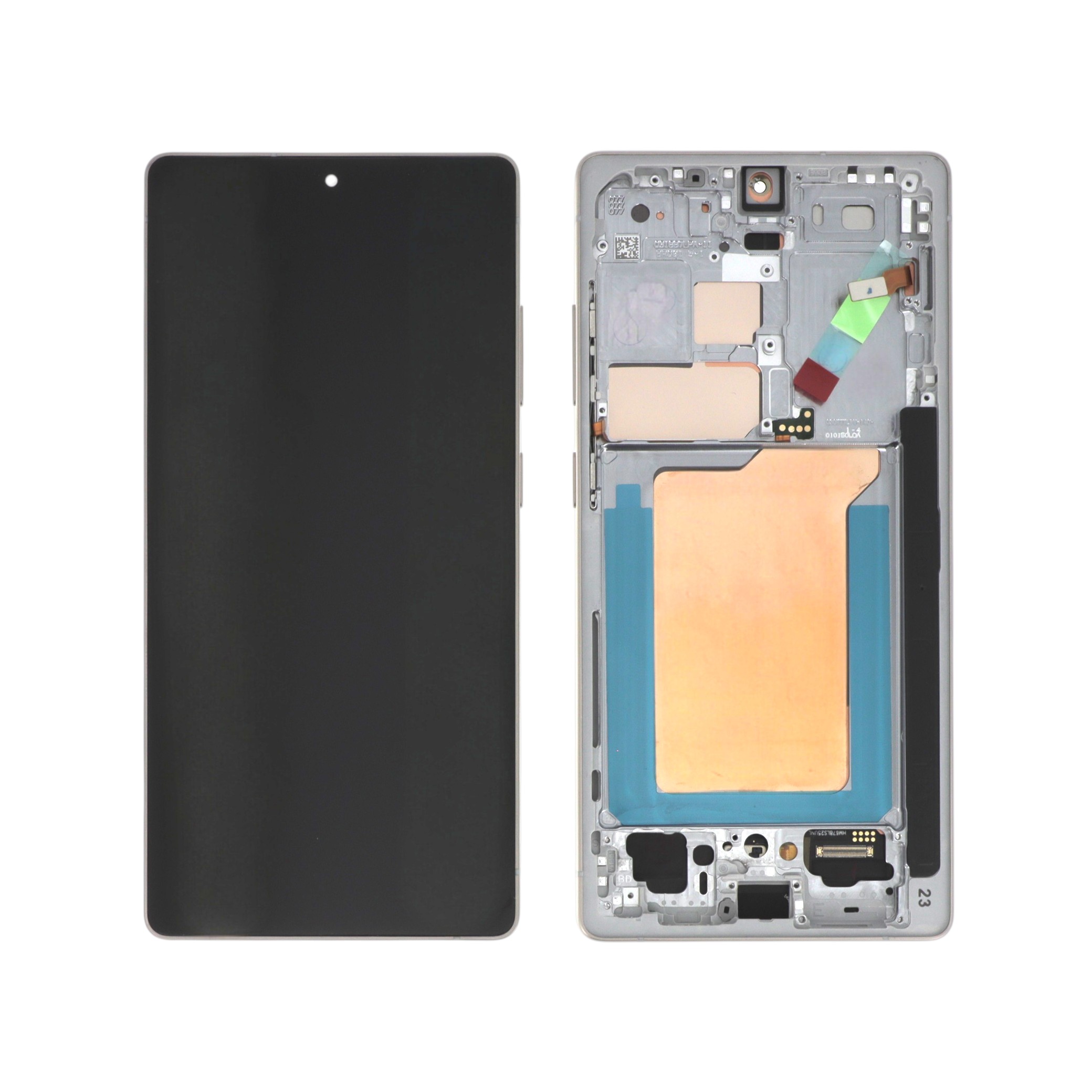 Display complet cu ramă Samsung Galaxy S25 Ultra (S938B) Soft OLED Rose Gold
