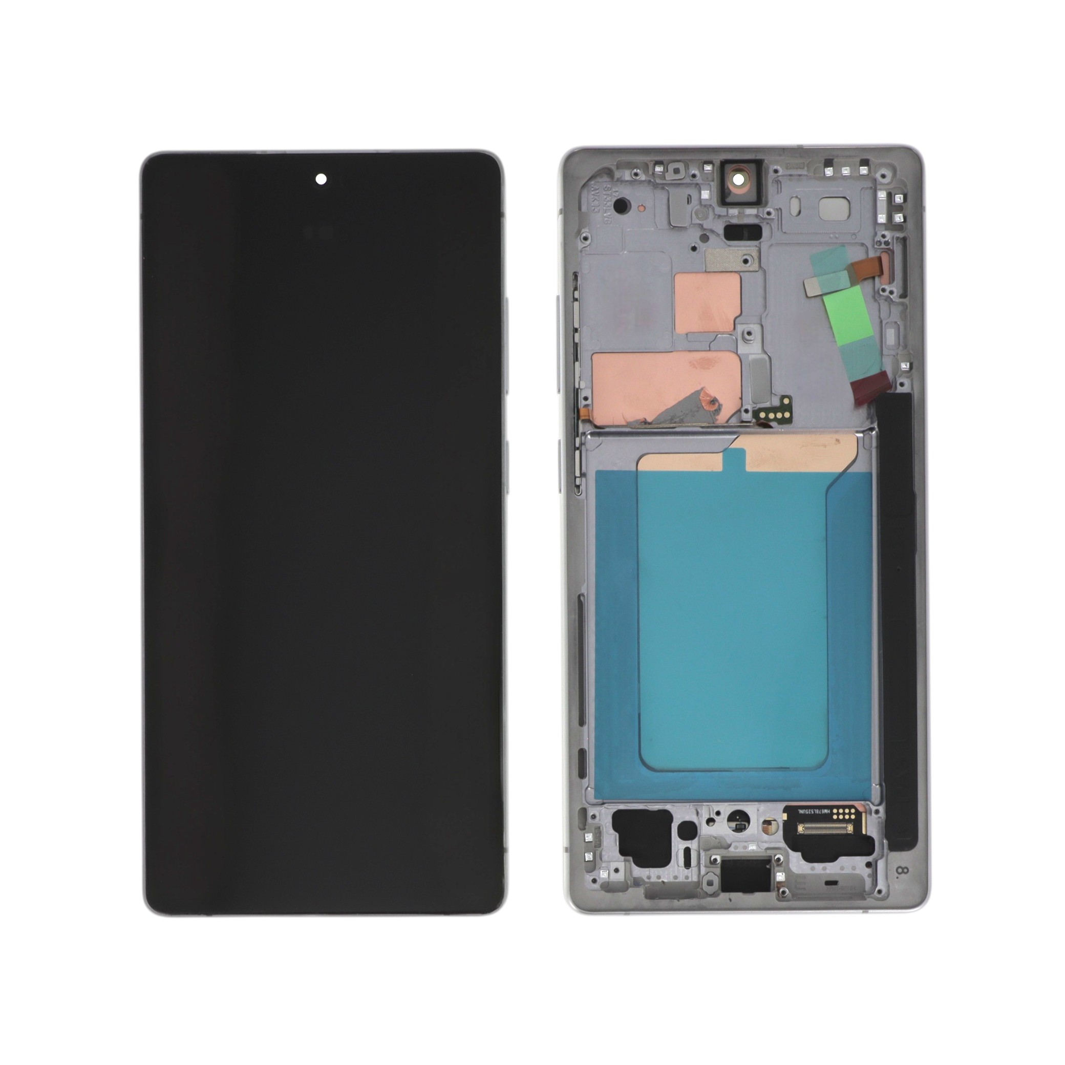 Display complet cu ramă Samsung Galaxy S25 Ultra (S938B) Soft OLED Gri