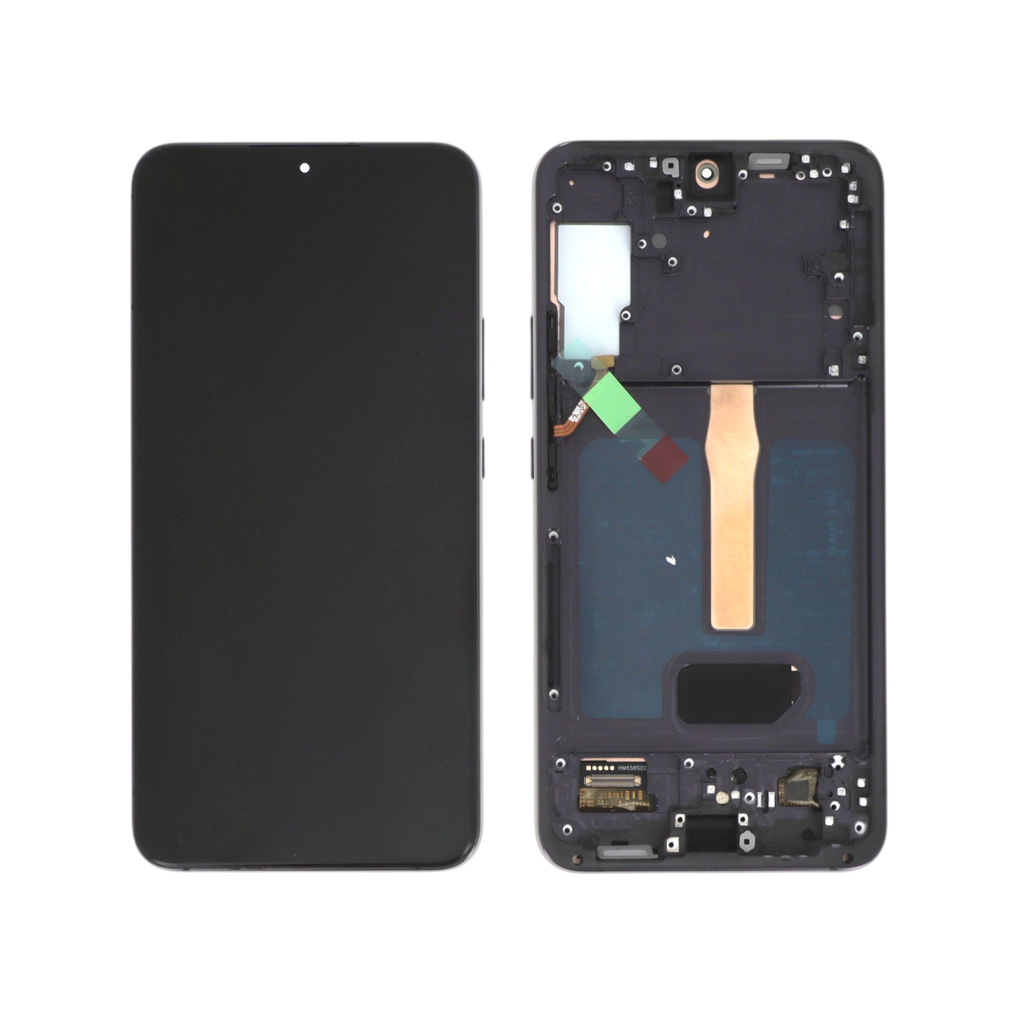 Display complet cu ramă Samsung Galaxy S22+ (S906B) Soft OLED Negru