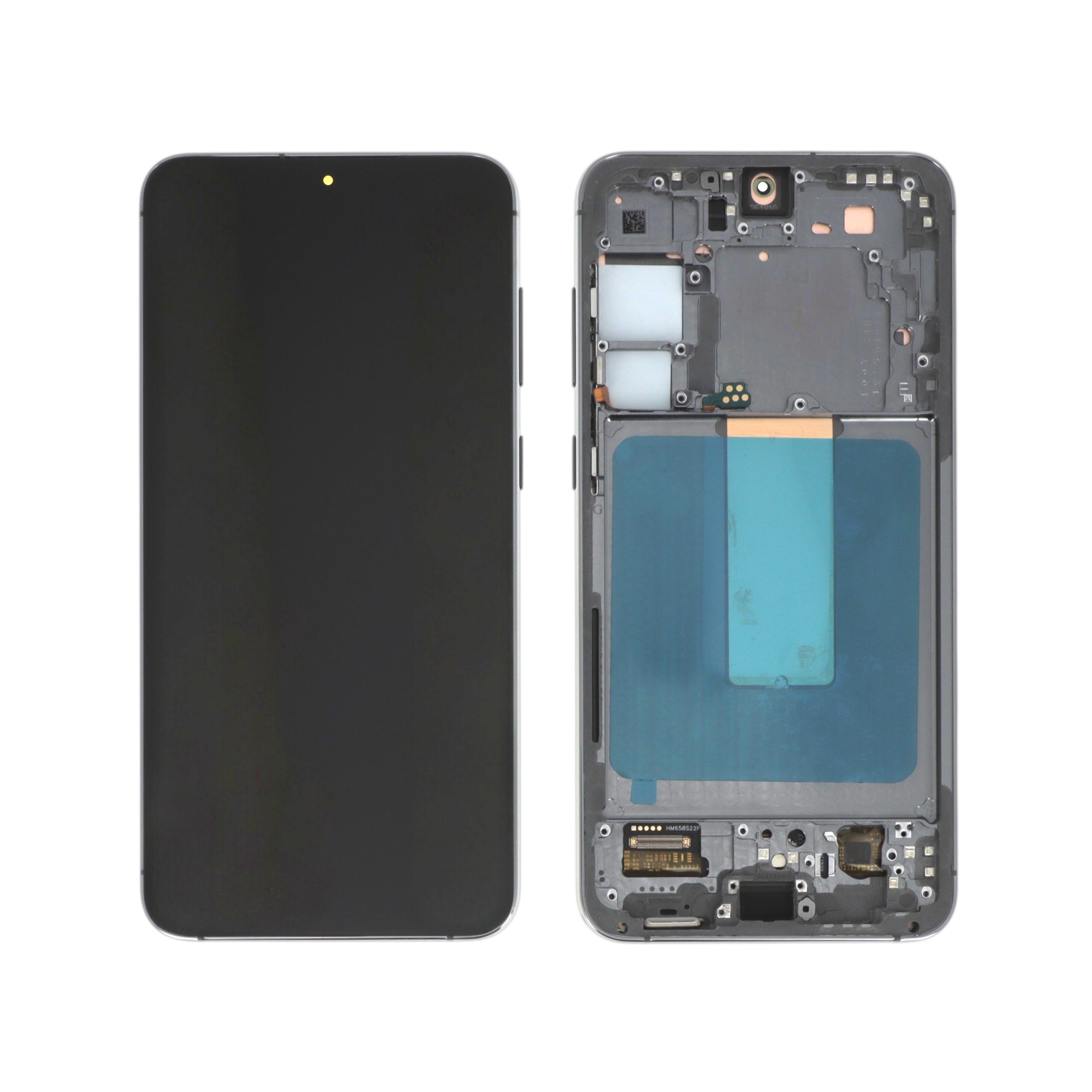 Display complet cu ramă Samsung Galaxy S23+ S916B Soft OLED Verde