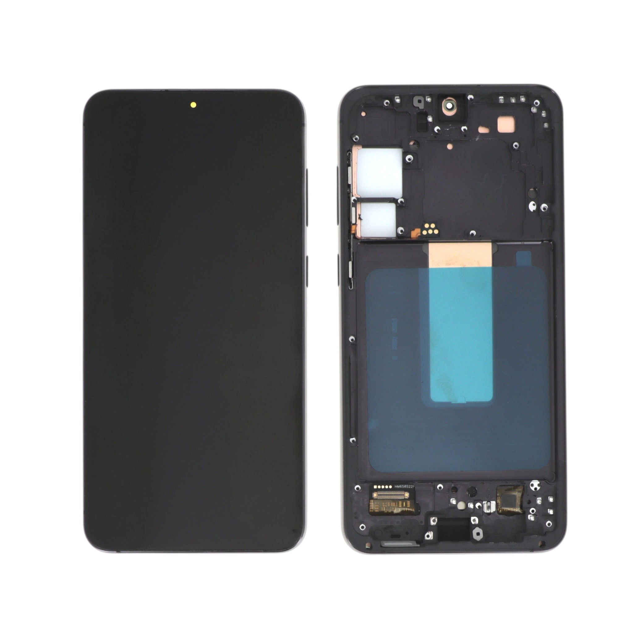 Display complet cu ramă Samsung Galaxy S23+ (S916B) Soft OLED Negru
