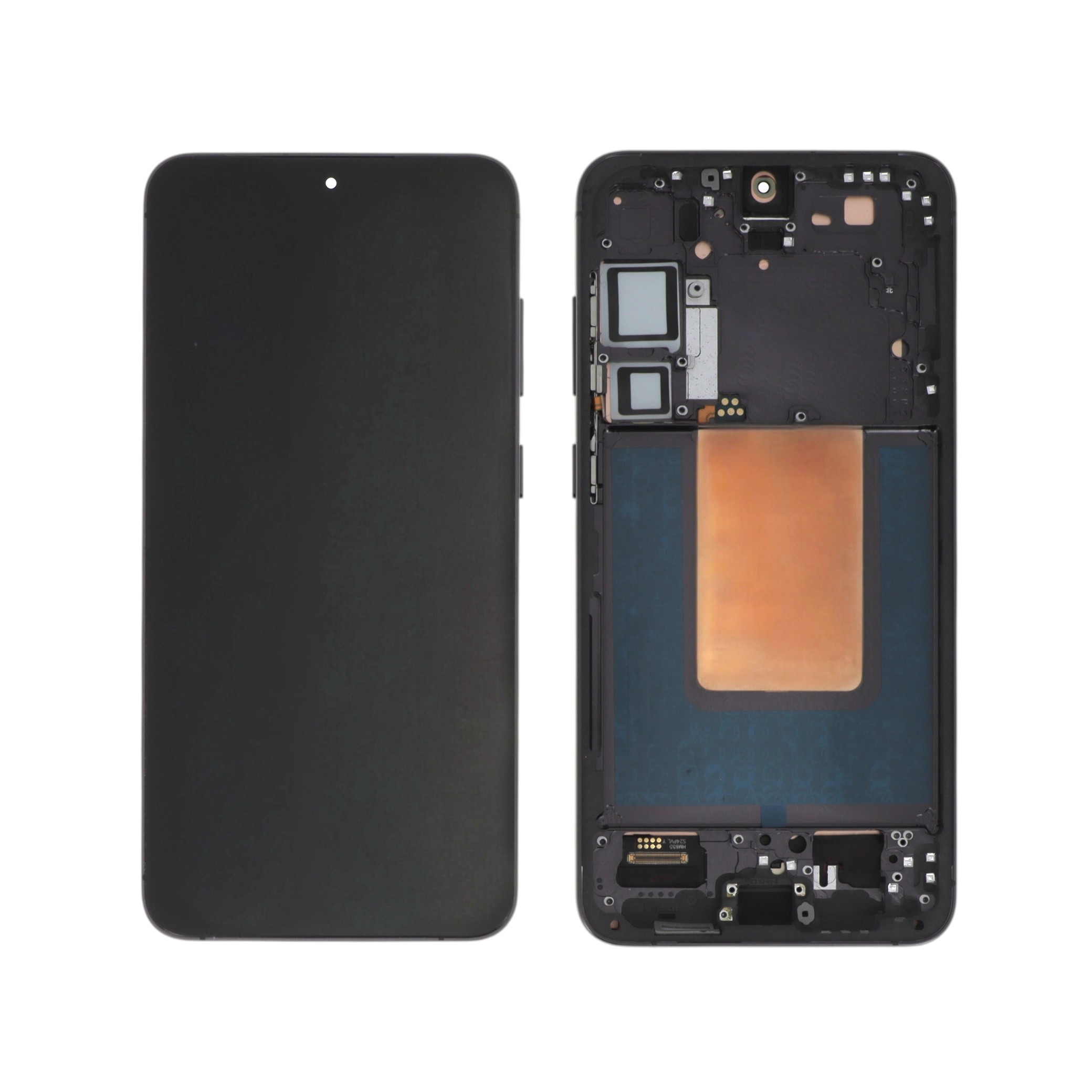 Display complet cu ramă Samsung Galaxy S24+ (S926B) Soft OLED Negru