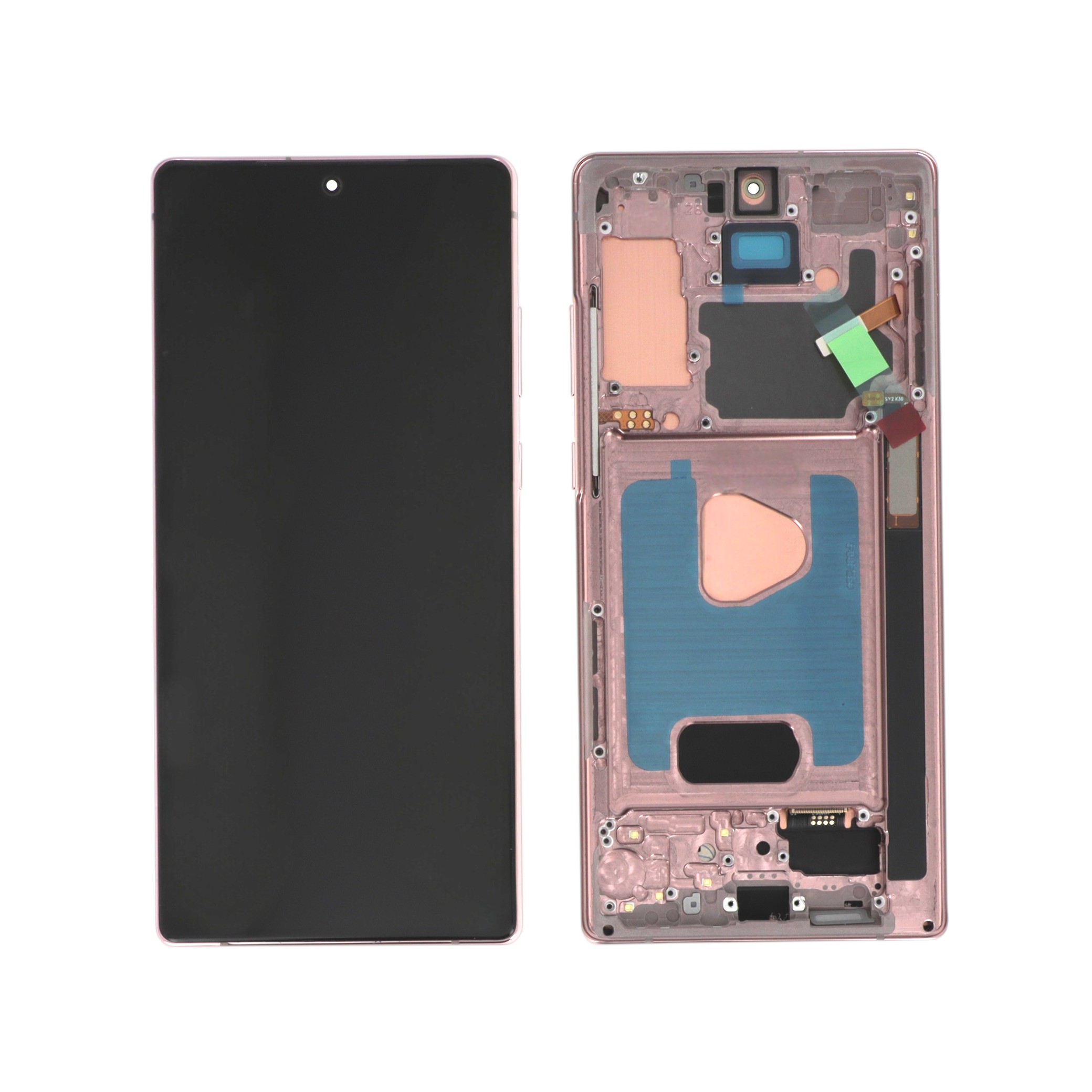 Display complet cu ramă Samsung Galaxy Note 20 (N980F) Soft OLED Bronze