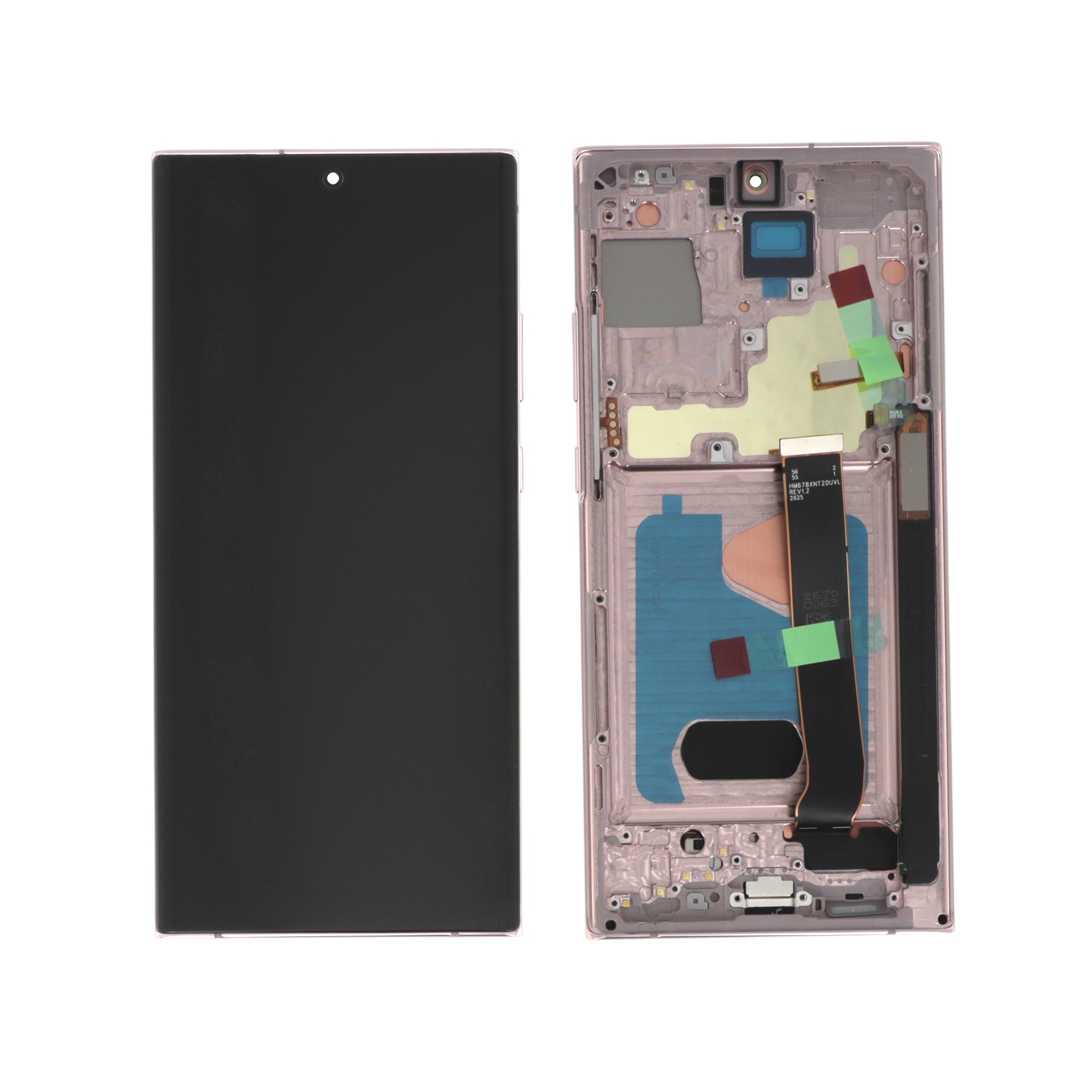 Display complet cu ramă Samsung Galaxy Note 20 Ultra 5G (SM-N985F/SM-N986B) Soft OLED Bronze
