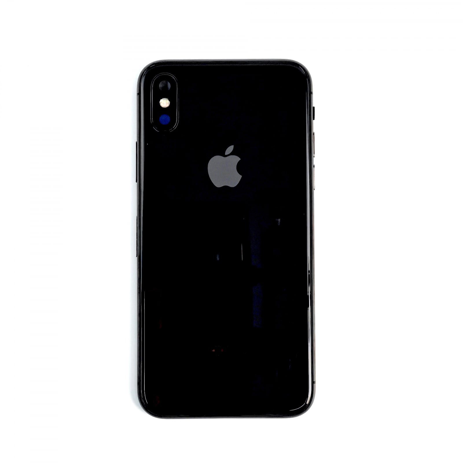 Carcasă completă cu Capac spate iPhone X, cu SIM Tray si flex, Reconditionat Top Quality, Black