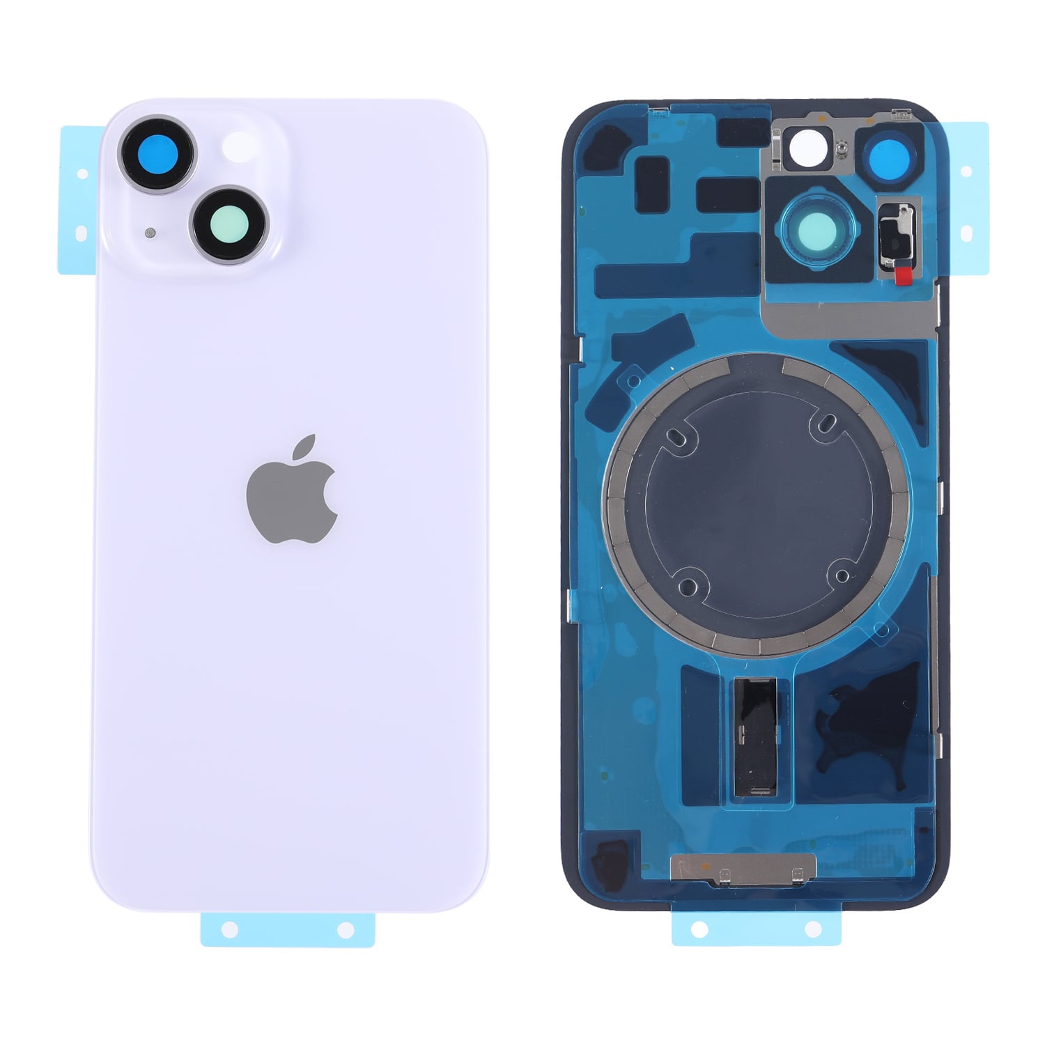 Capac spate sticla cu magnet fara NFC iPhone 14 Purple