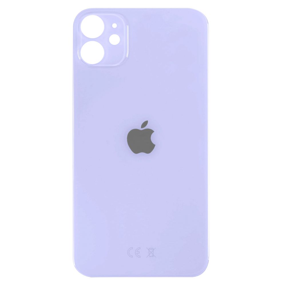 Sticla spate Capac spate iPhone 11 Big Hole Purple