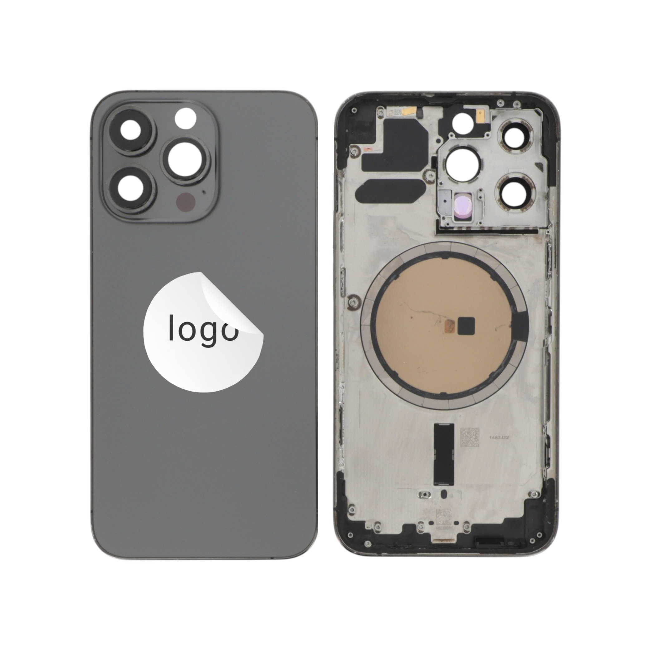 Sticlă capac spate Graphite iPhone 13 Pro OEM Pulled Grade B