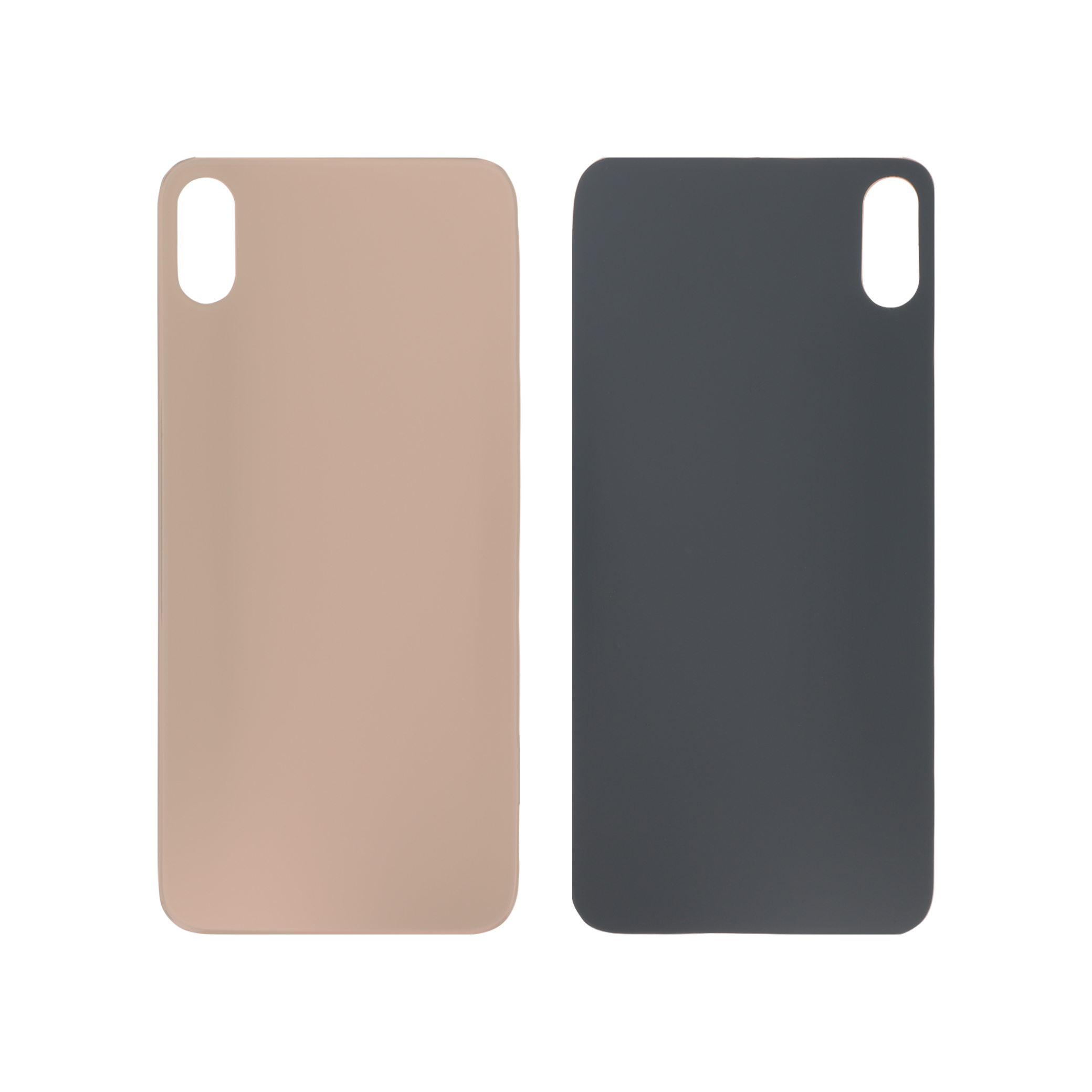 Sticlă capac spate Gold iPhone XS Max Large Hole fara logo