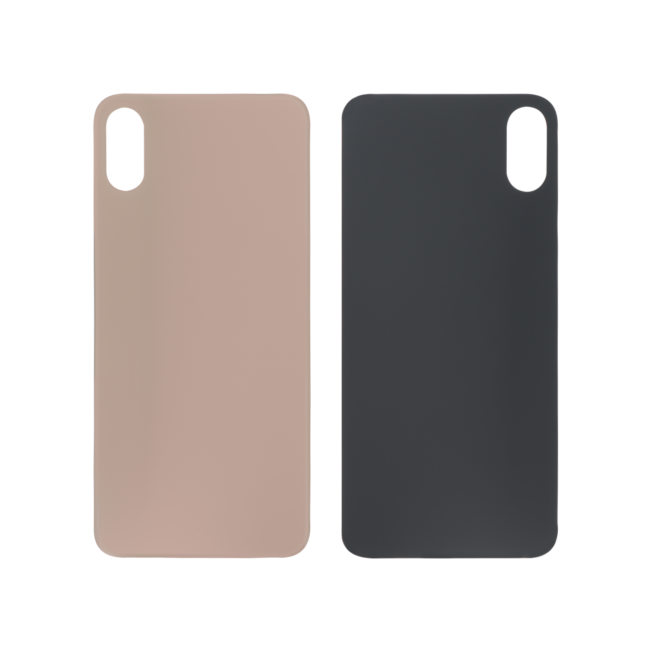 Sticlă capac spate Gold iPhone XS Large Hole fara logo