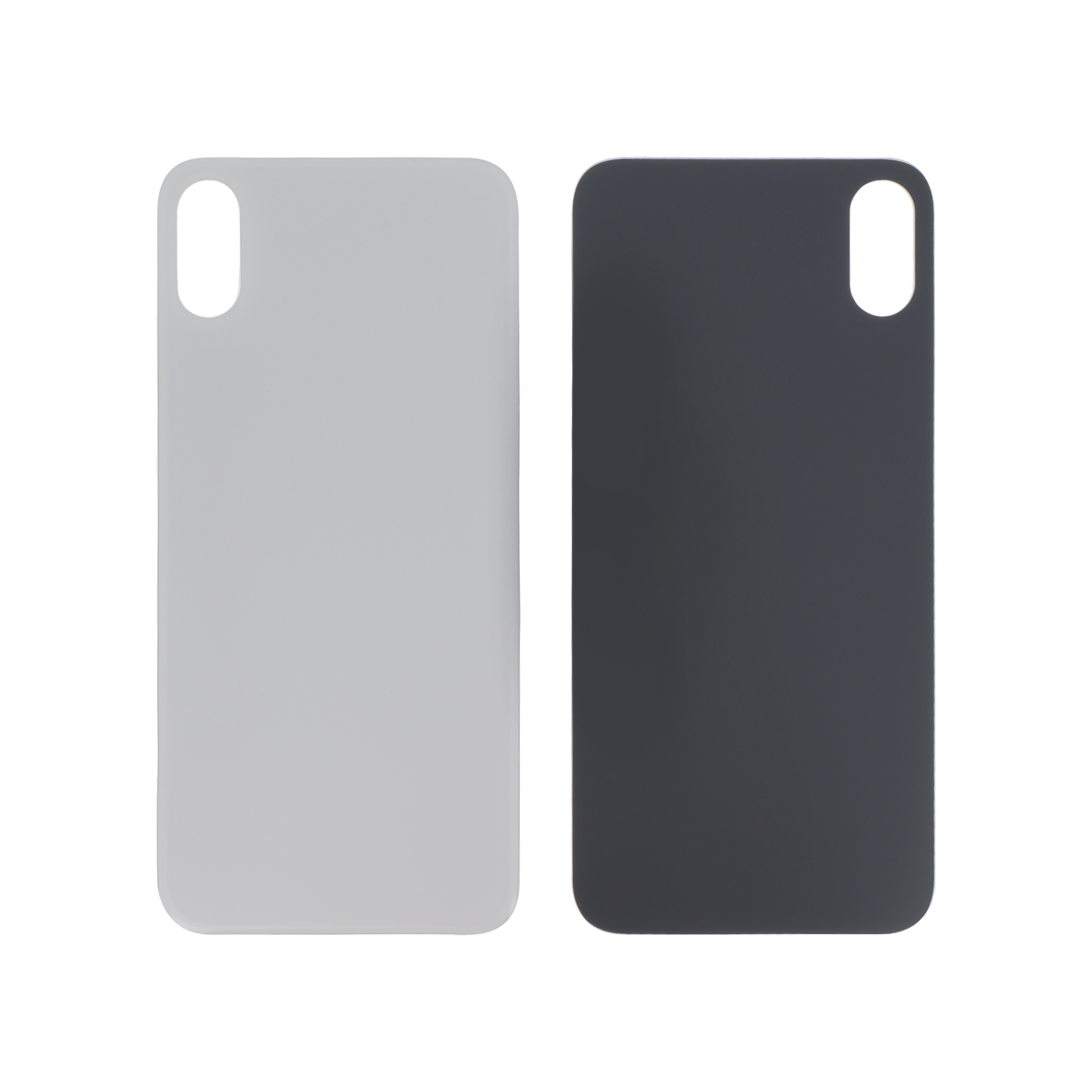 Capac spate Silver iPhone X (Large Hole, fara logo)