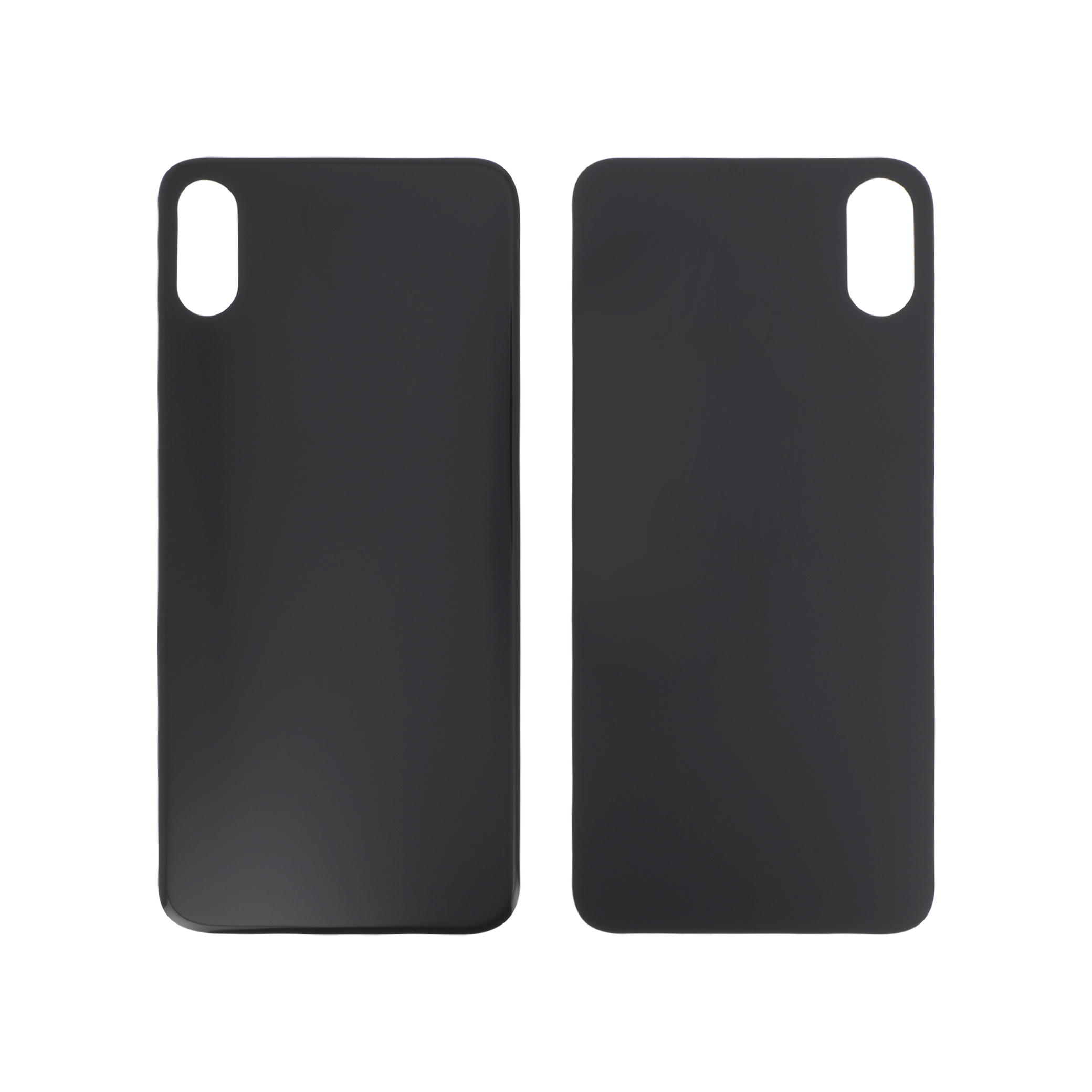 Sticlă capac spate iPhone X Space Gray Large Hole fara logo