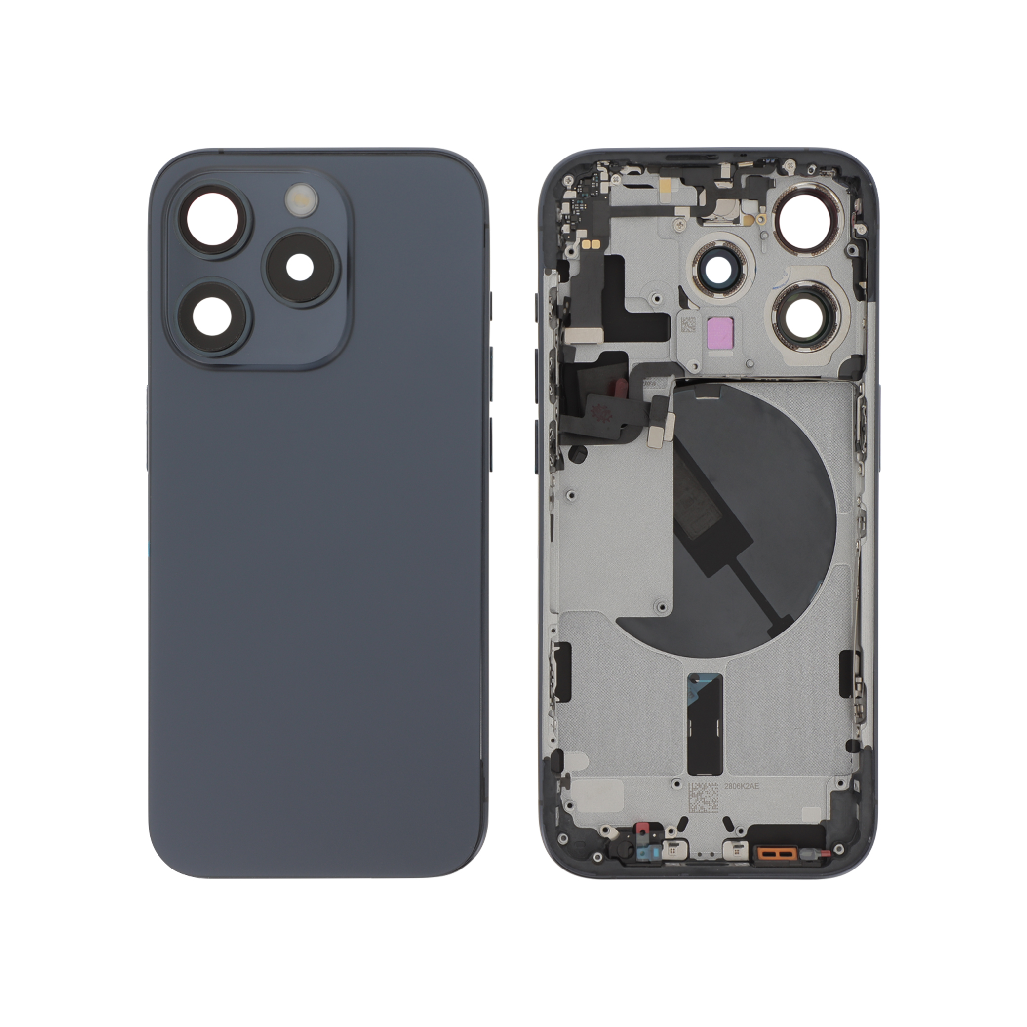 Midframe iPhone 15 Pro Blue Titanium Compatibil