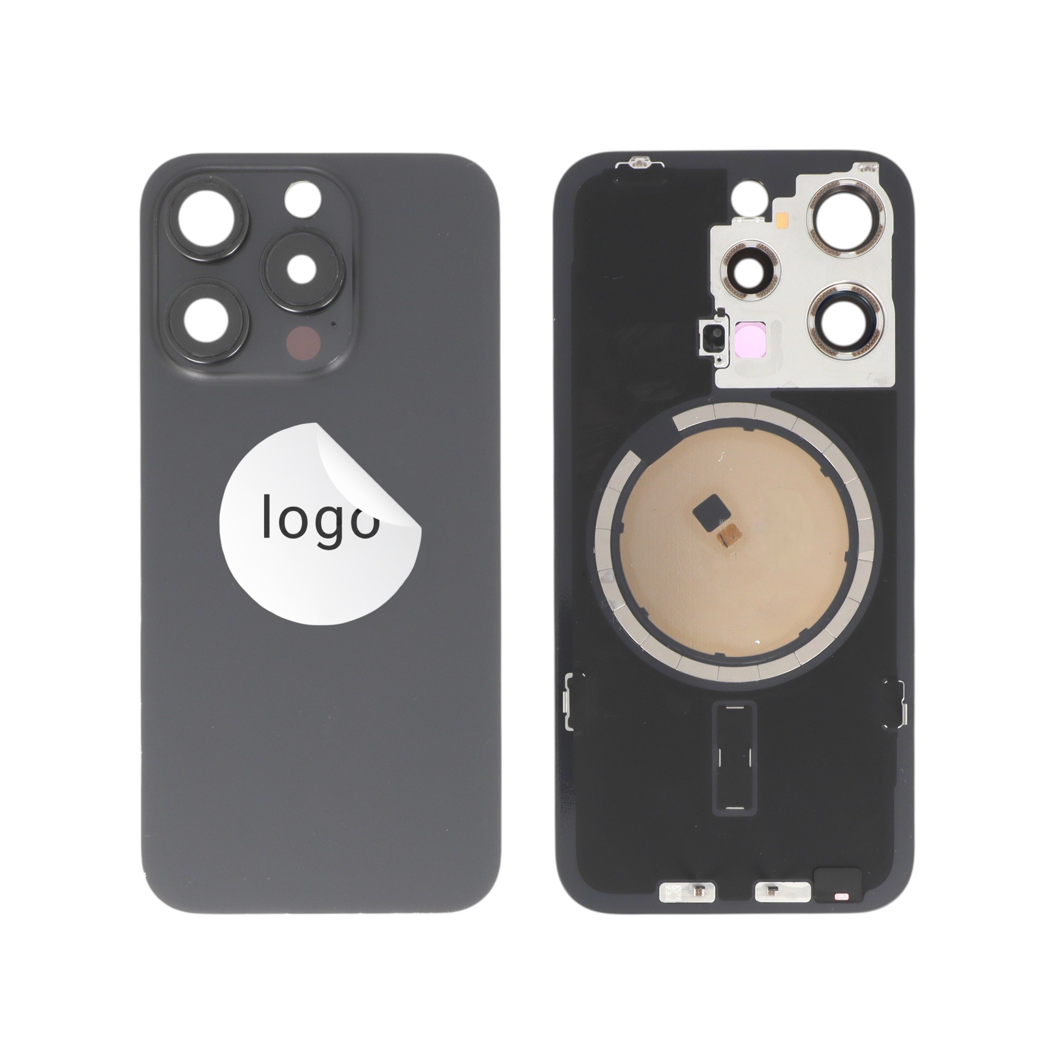Capac spate Black Titanium iPhone 15 Pro OEM Pulled Grade B