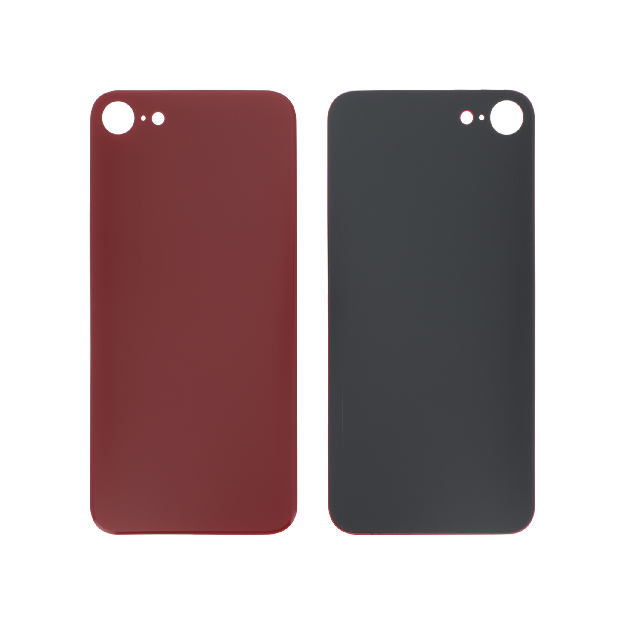 Capac spate Red compatibil iPhone 8 / iPhone SE 2020 Large Hole fara logo
