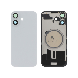 Capac spate White compatibil iPhone 17 fara logo