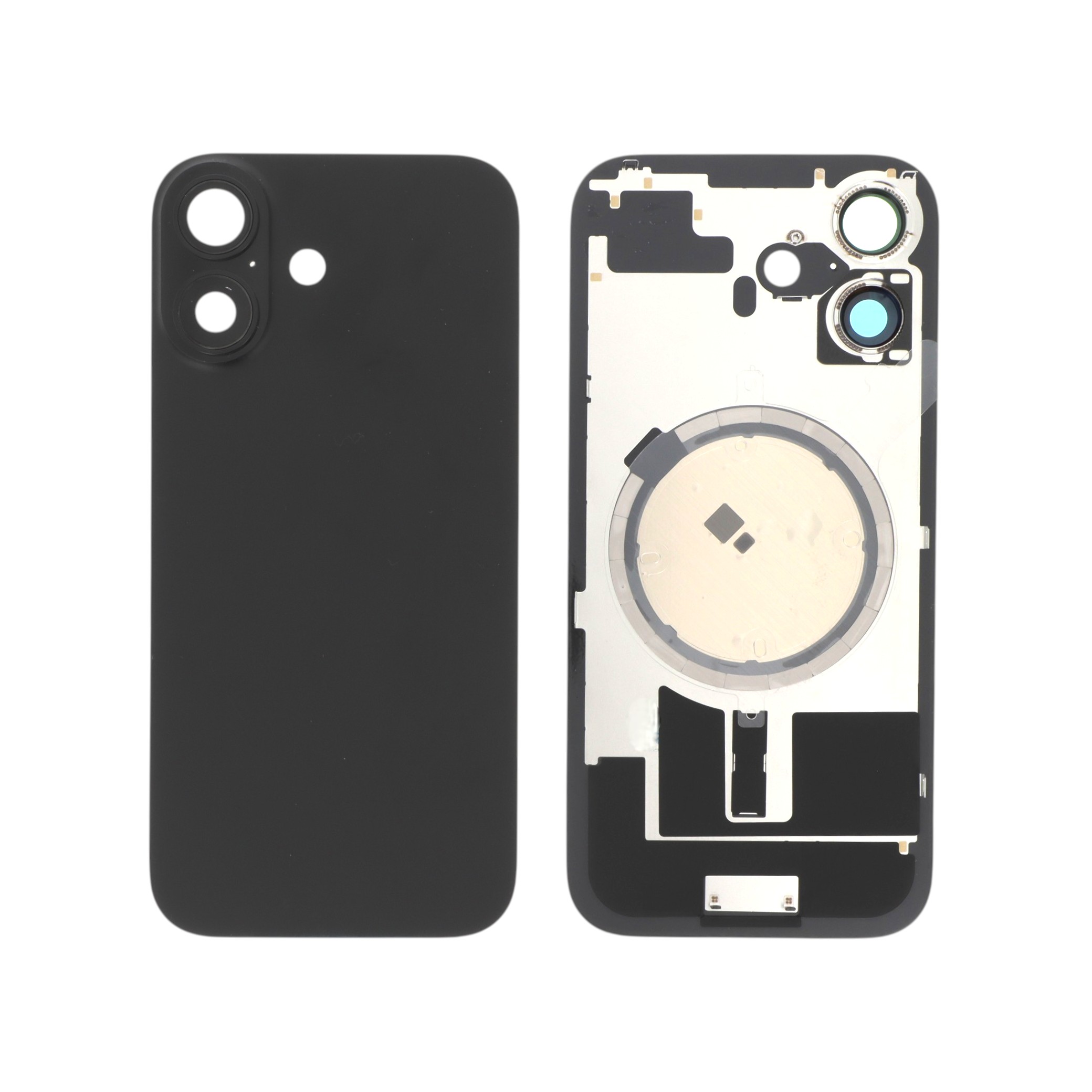 Capac spate Black compatibil iPhone 17 fara logo