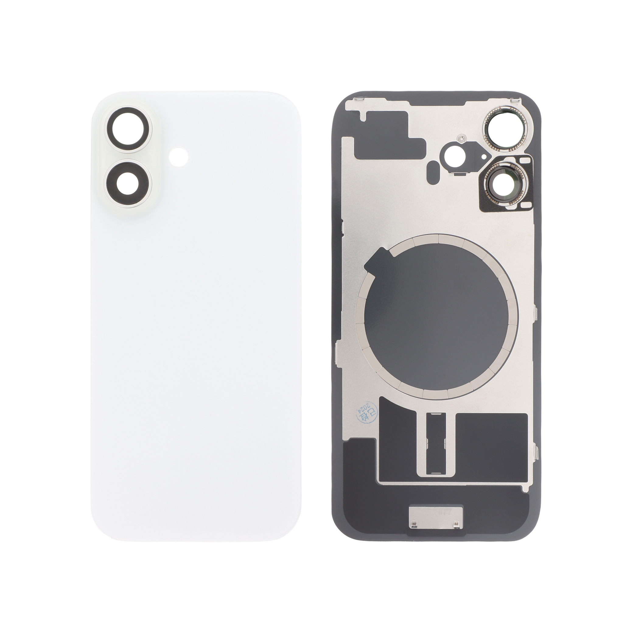Capac spate iPhone 16 Alb cu MagSafe fara logo