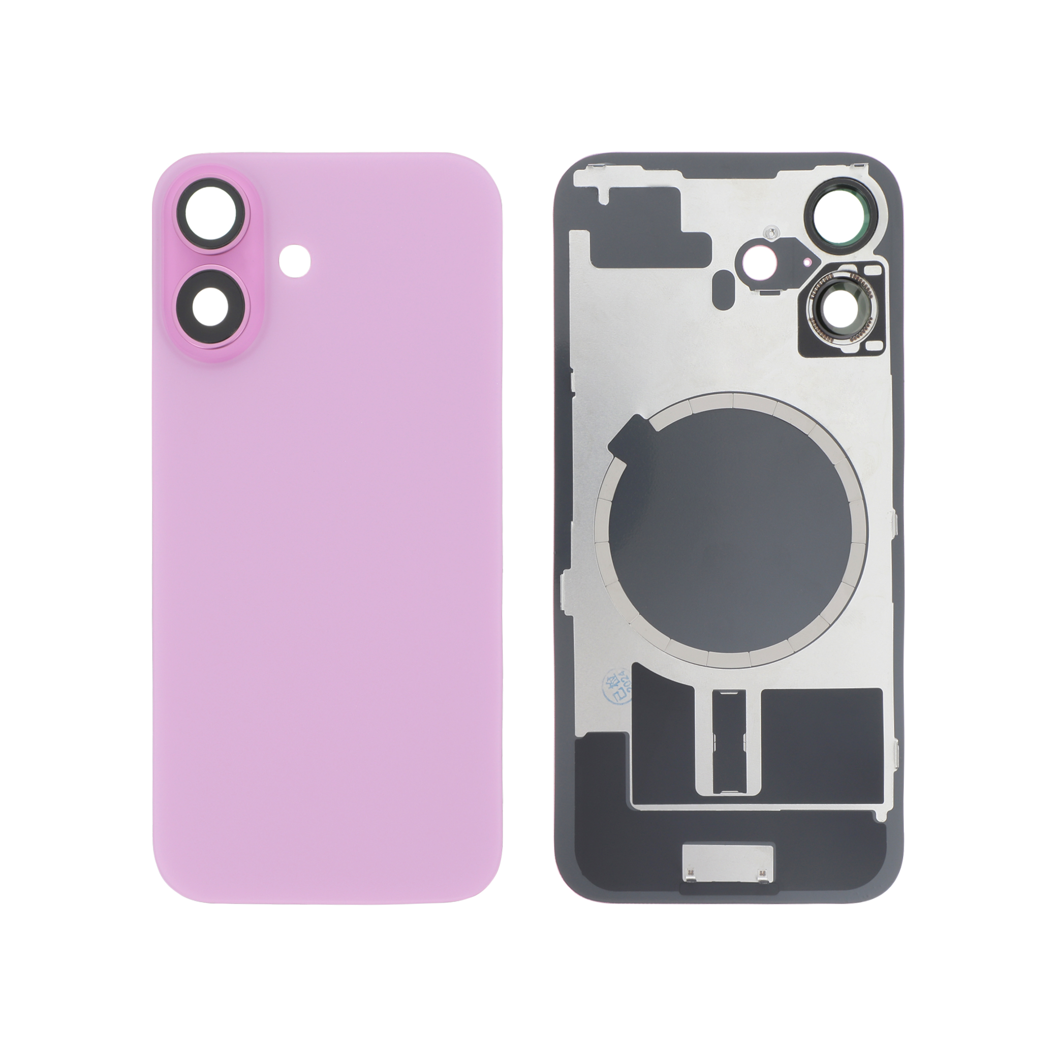 Capac spate Pink cu MagSafe fara logo iPhone 16