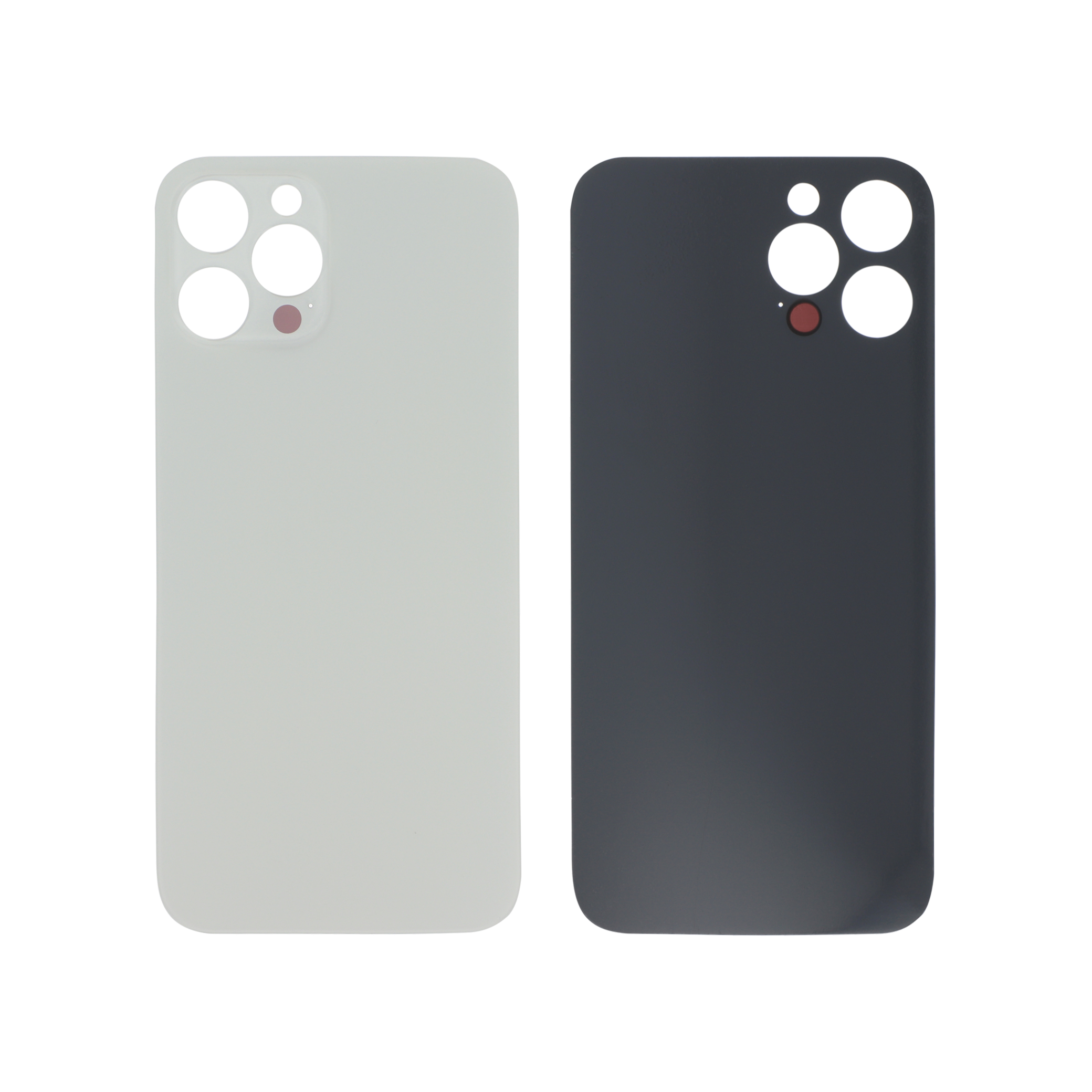 Capac spate Silver iPhone 12 Pro Max Large Hole fara logo