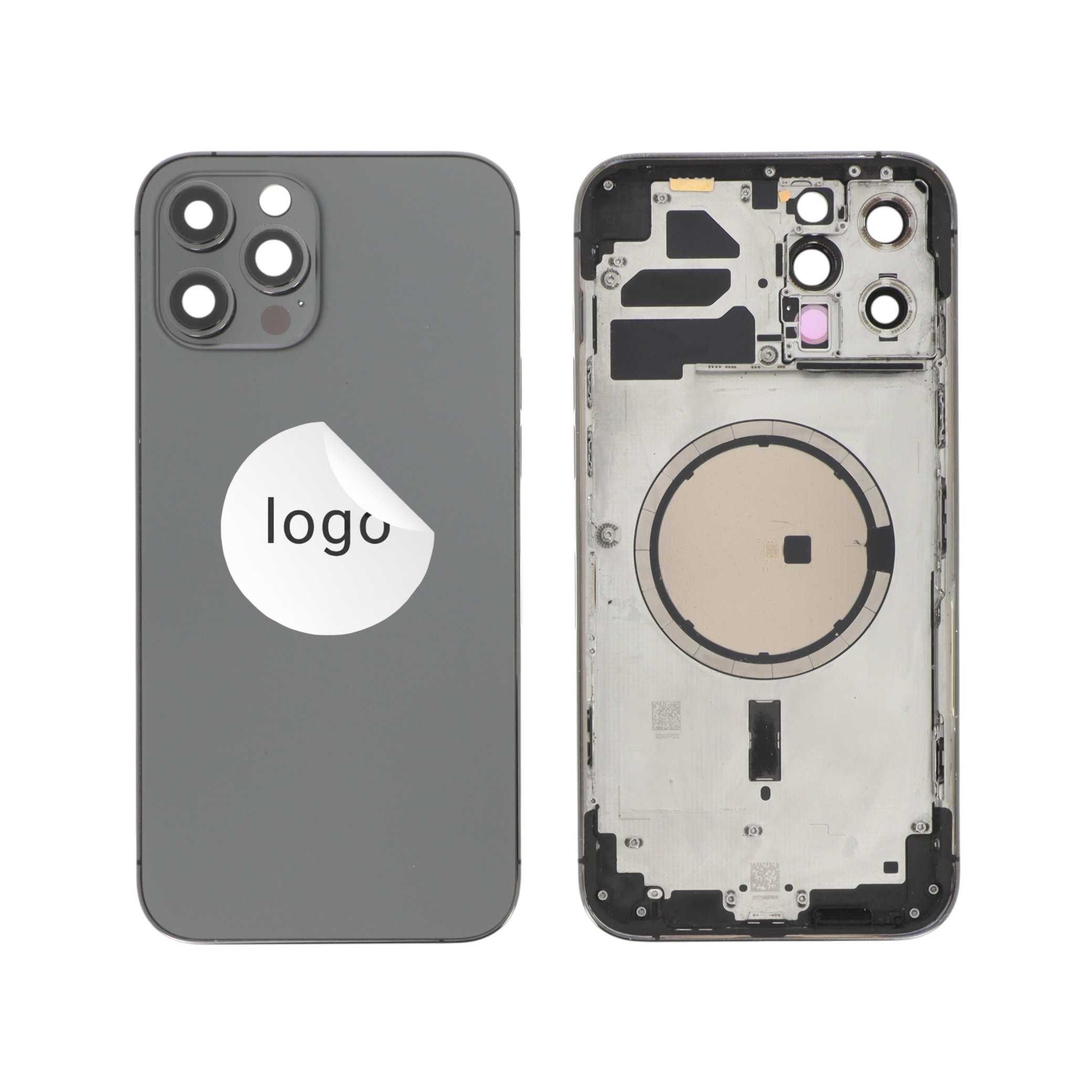 Sticlă capac spate Graphite iPhone 12 Pro Max OEM Pulled A