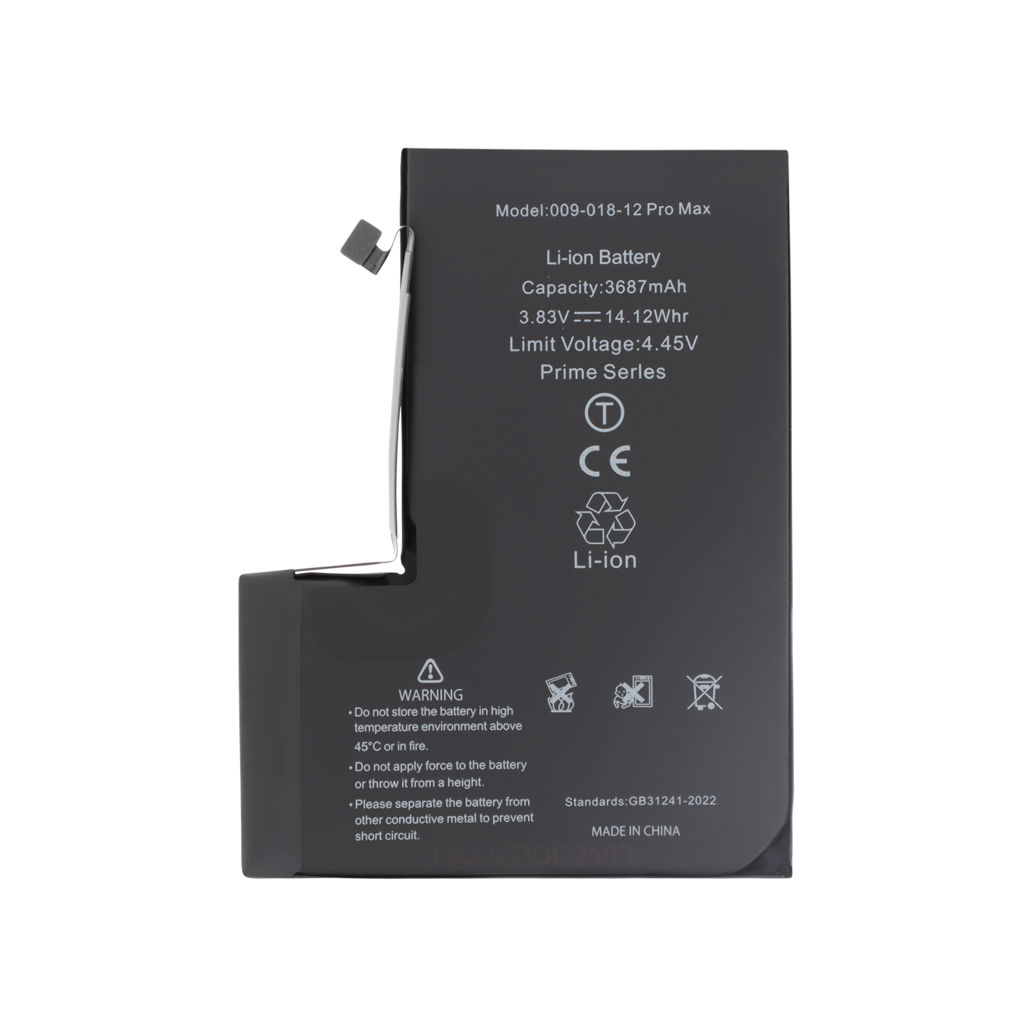 Baterie iPhone 12 Pro Max Ti Prime Plug & Play cu diagnoză