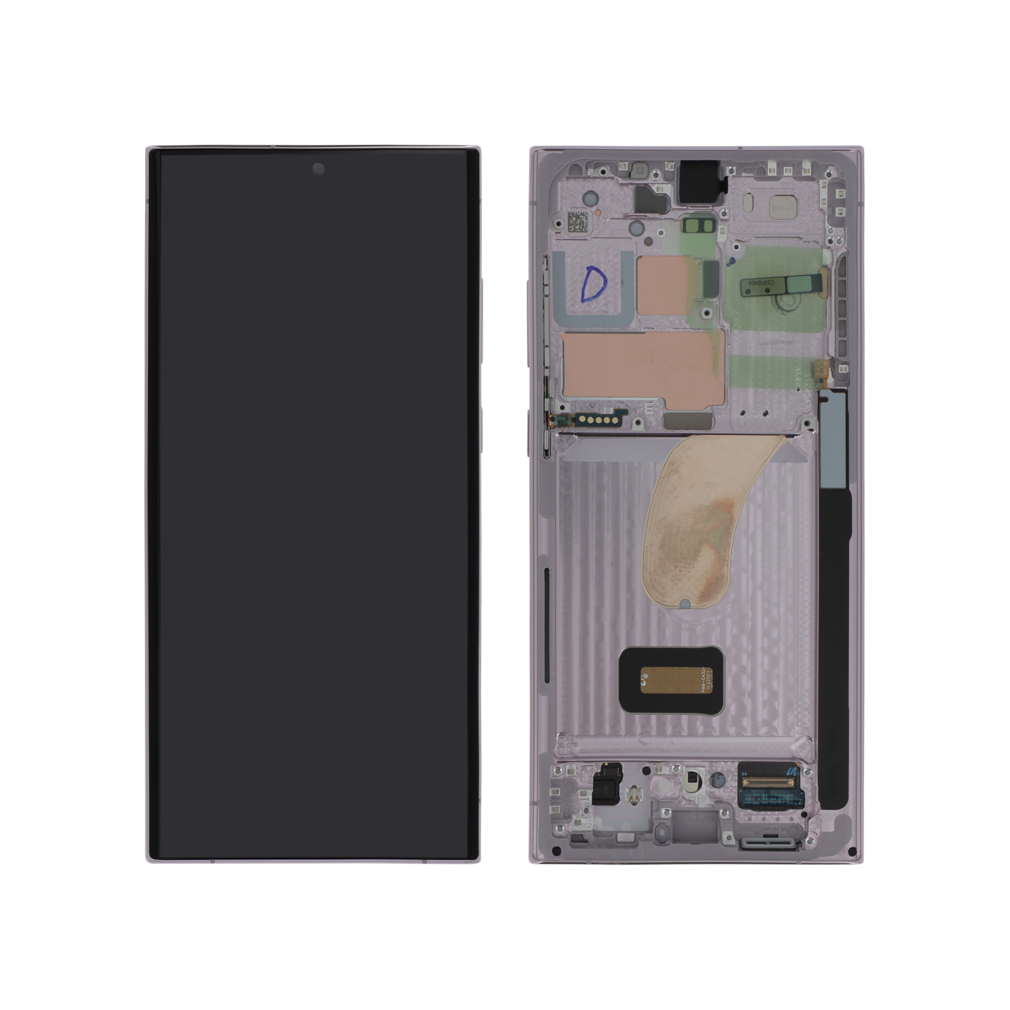 Display complet Samsung Galaxy S23 Ultra (S918B) Lavender Service Pack