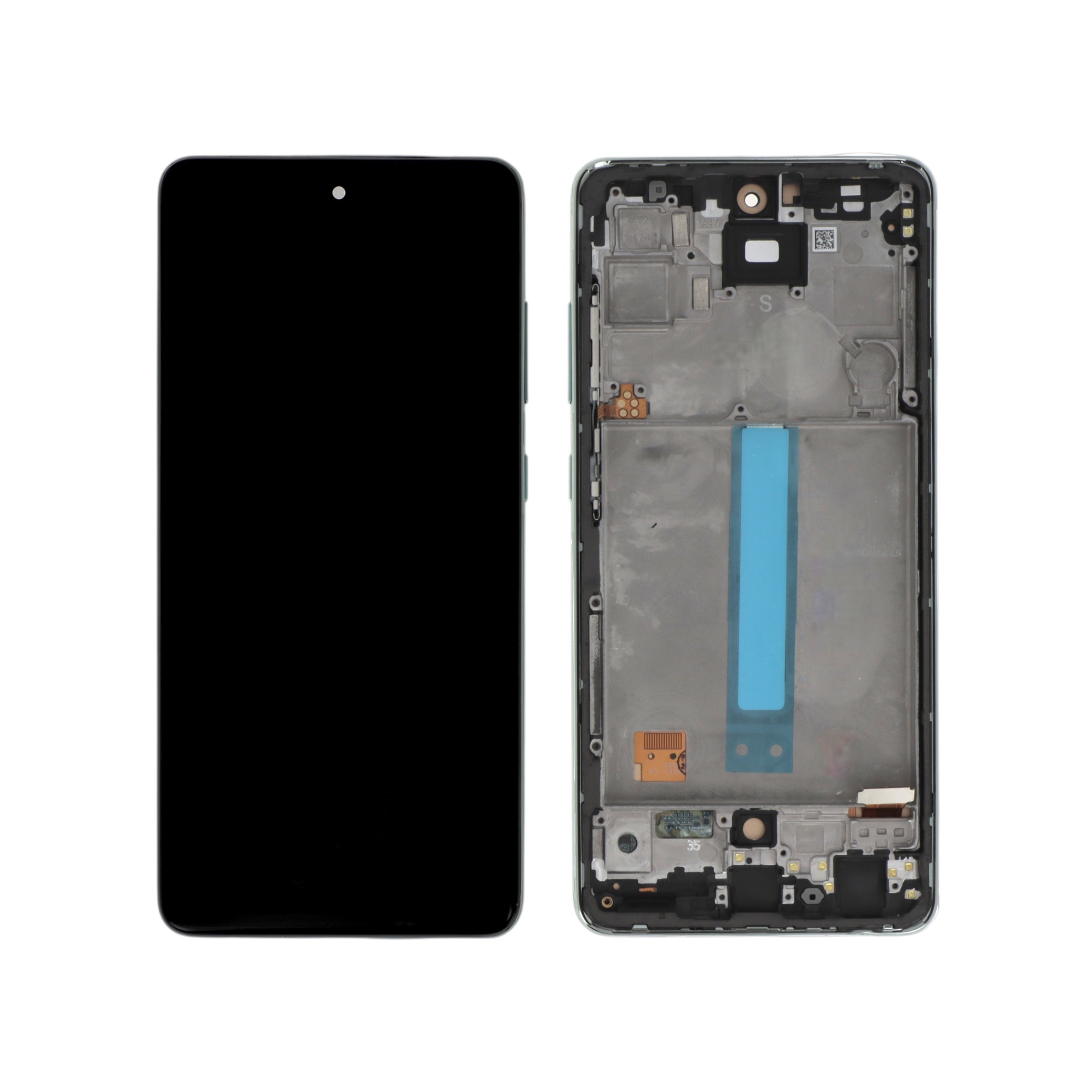 Display Incell cu Rama Green Samsung Galaxy A52s 5G (A528B), Compatibil