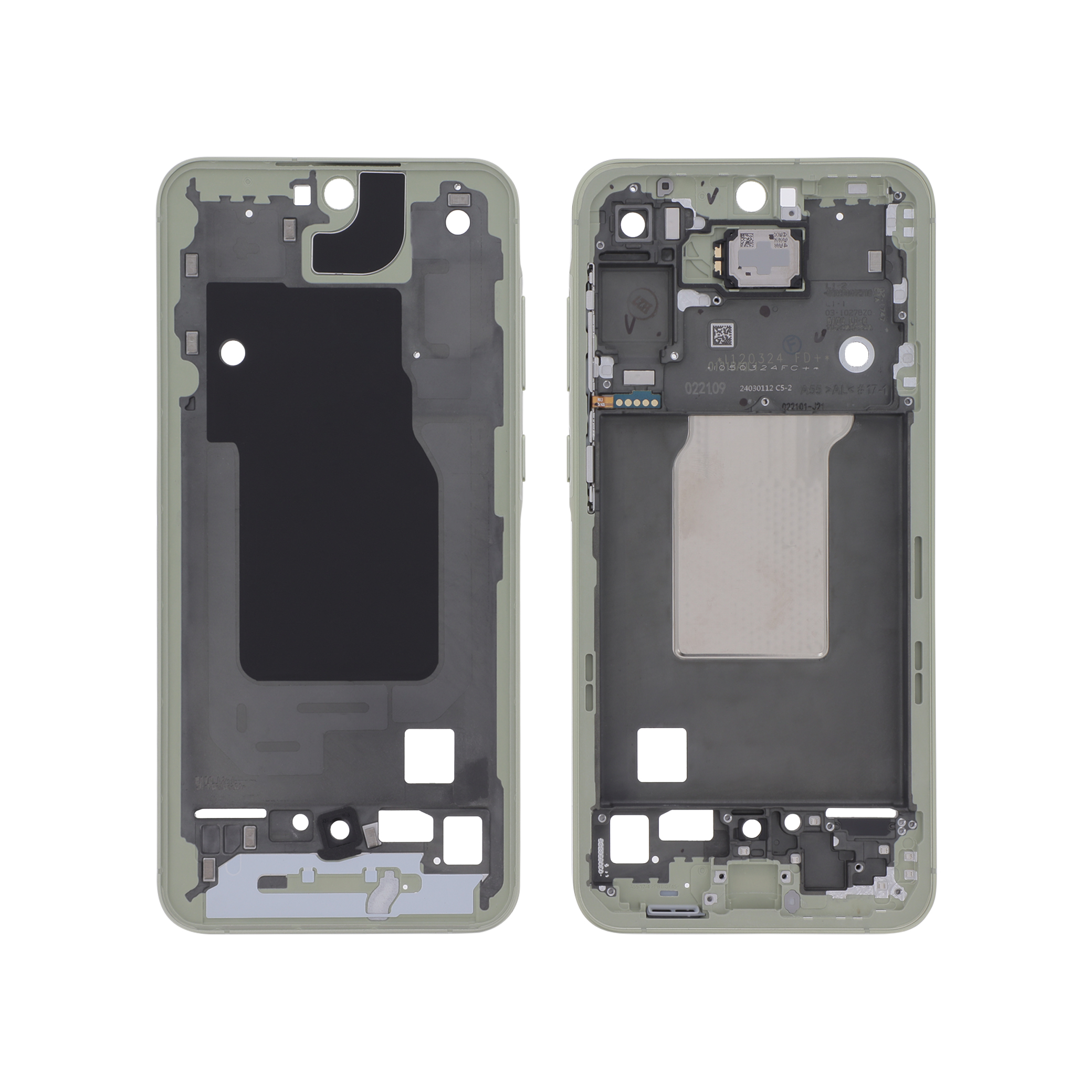 Midframe Lime Samsung Galaxy A55 5G (A556B) Service Pack