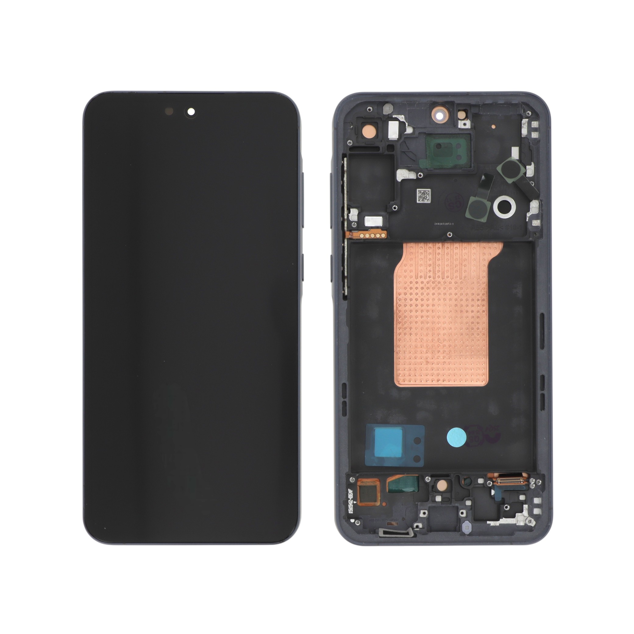 Display OLED complet cu ramă Samsung Galaxy A55 5G (A556B), Compatibil
