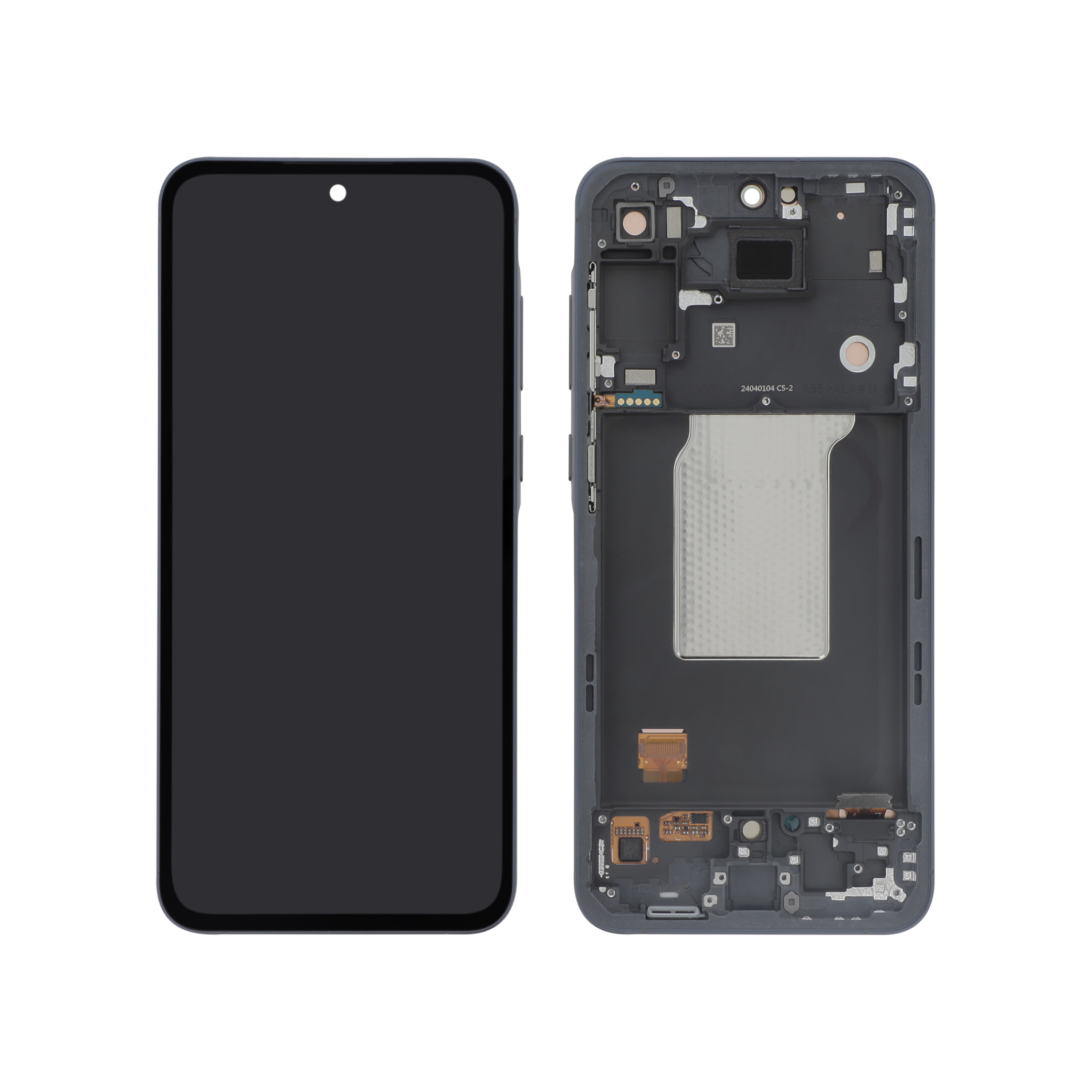 Display complet cu ramă Samsung Galaxy A55 5G (A556B) Midnight Blue Service Pack PA
