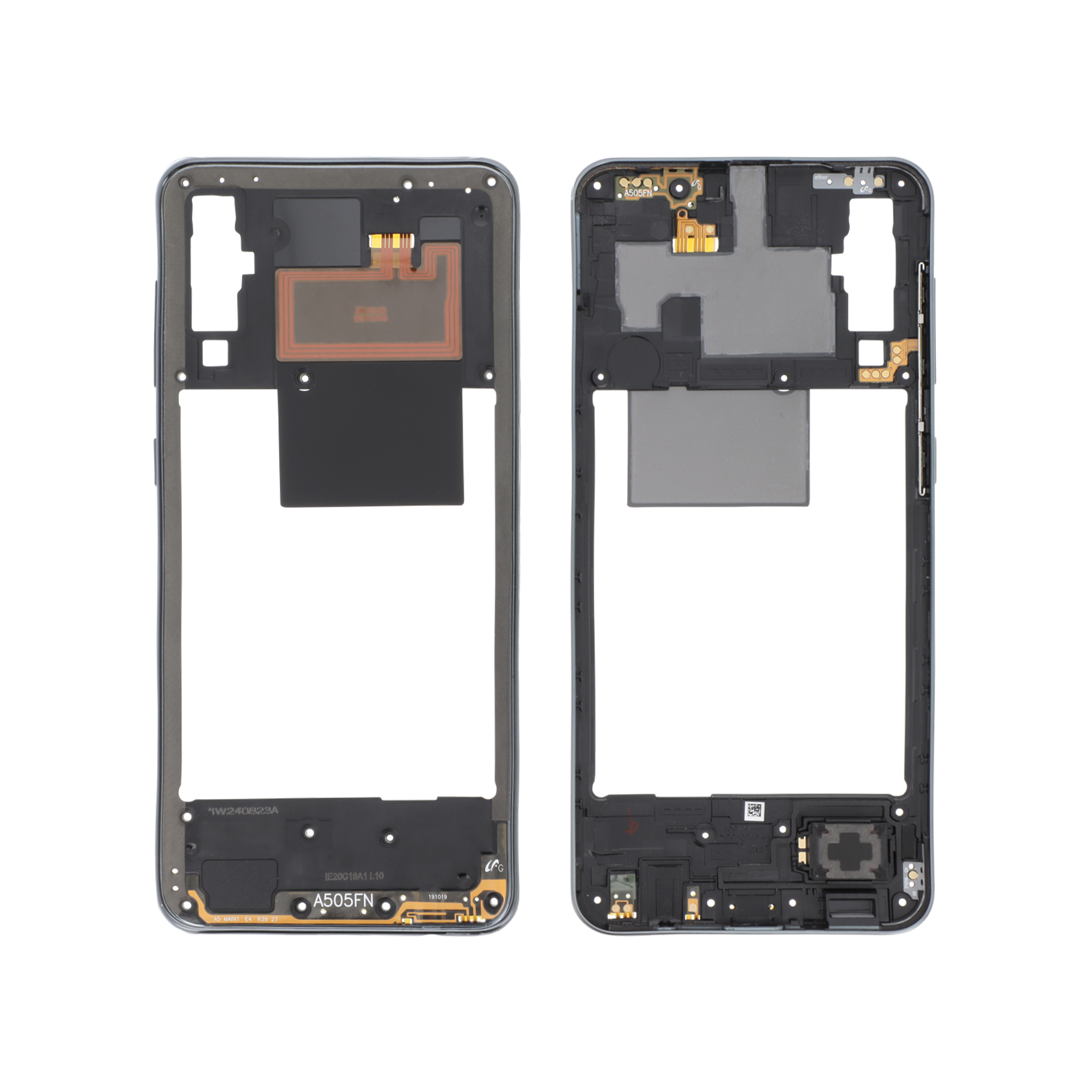 Midframe Black Samsung Galaxy A50 (A505F) Service Pack