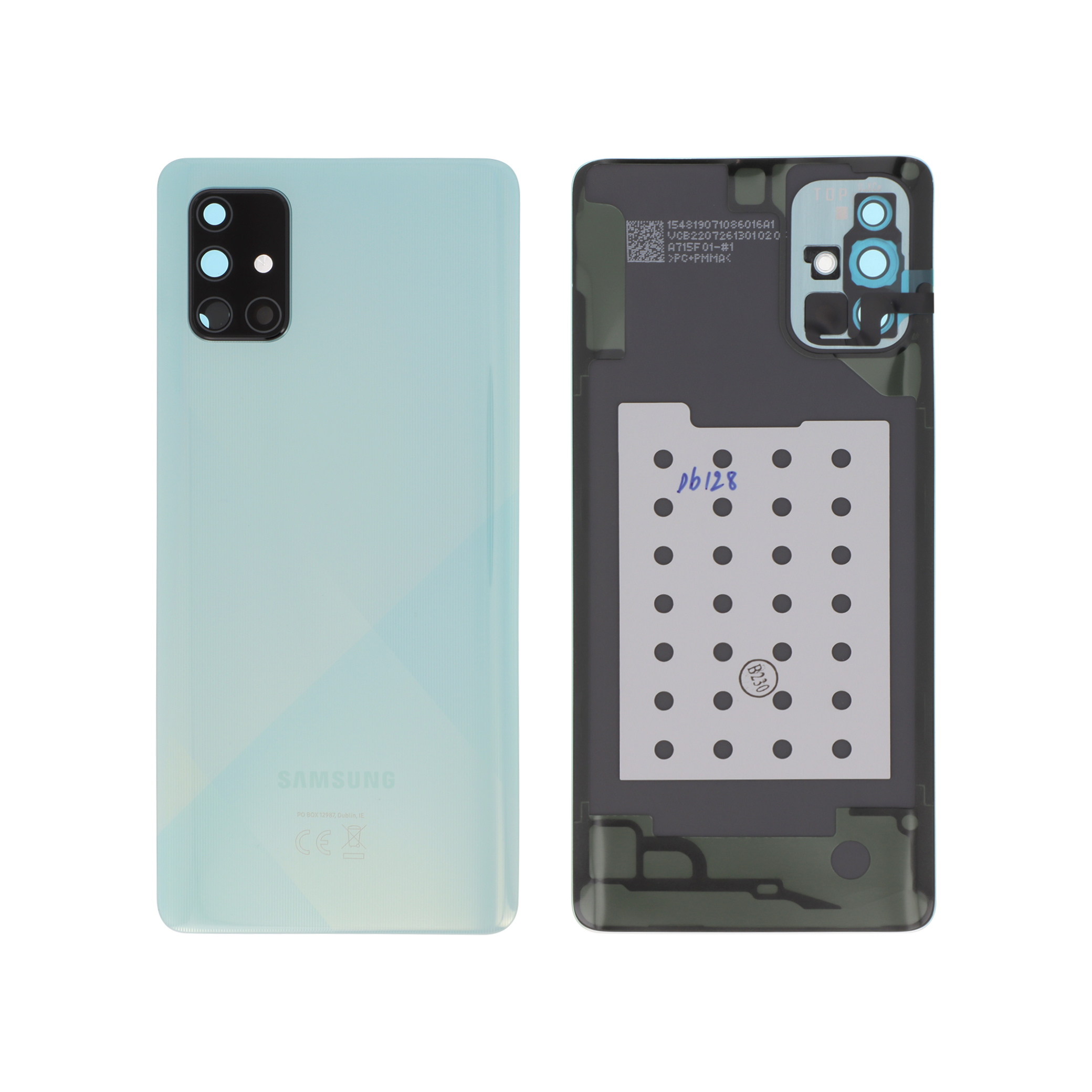 Capac spate Blue Samsung Galaxy A71 (A715F) Service Pack