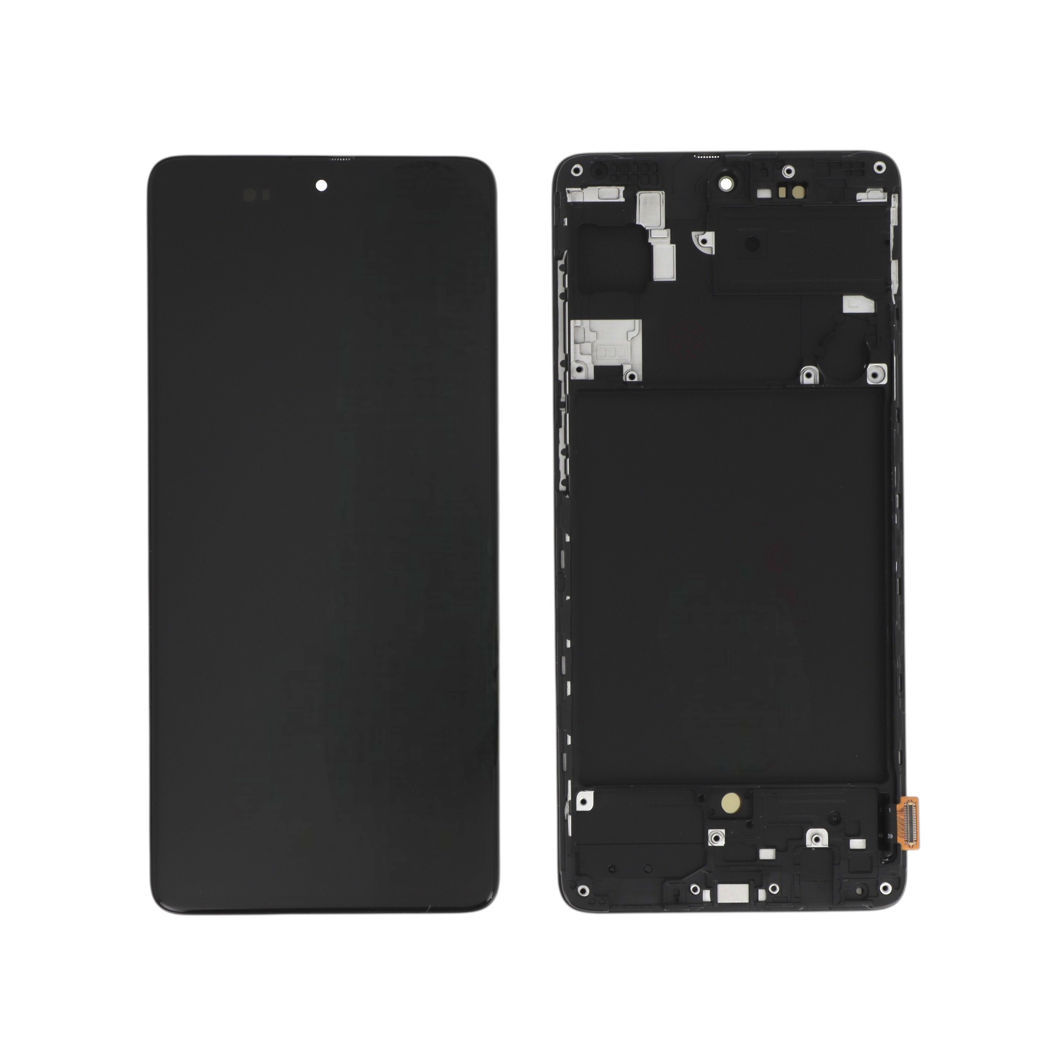 Display OLED complet cu ramă Samsung Galaxy A71 (A715F), Compatibil