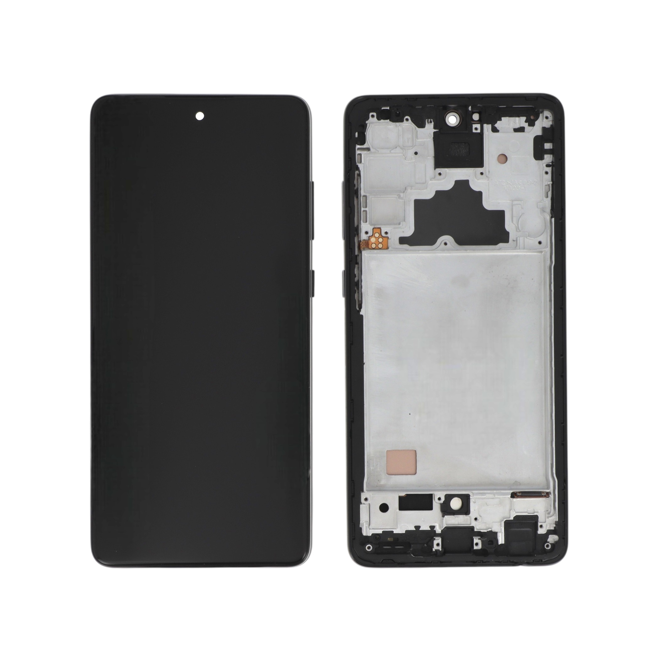 Display complet Incell cu ramă Samsung Galaxy A72 (A725F) Negru Compatibil