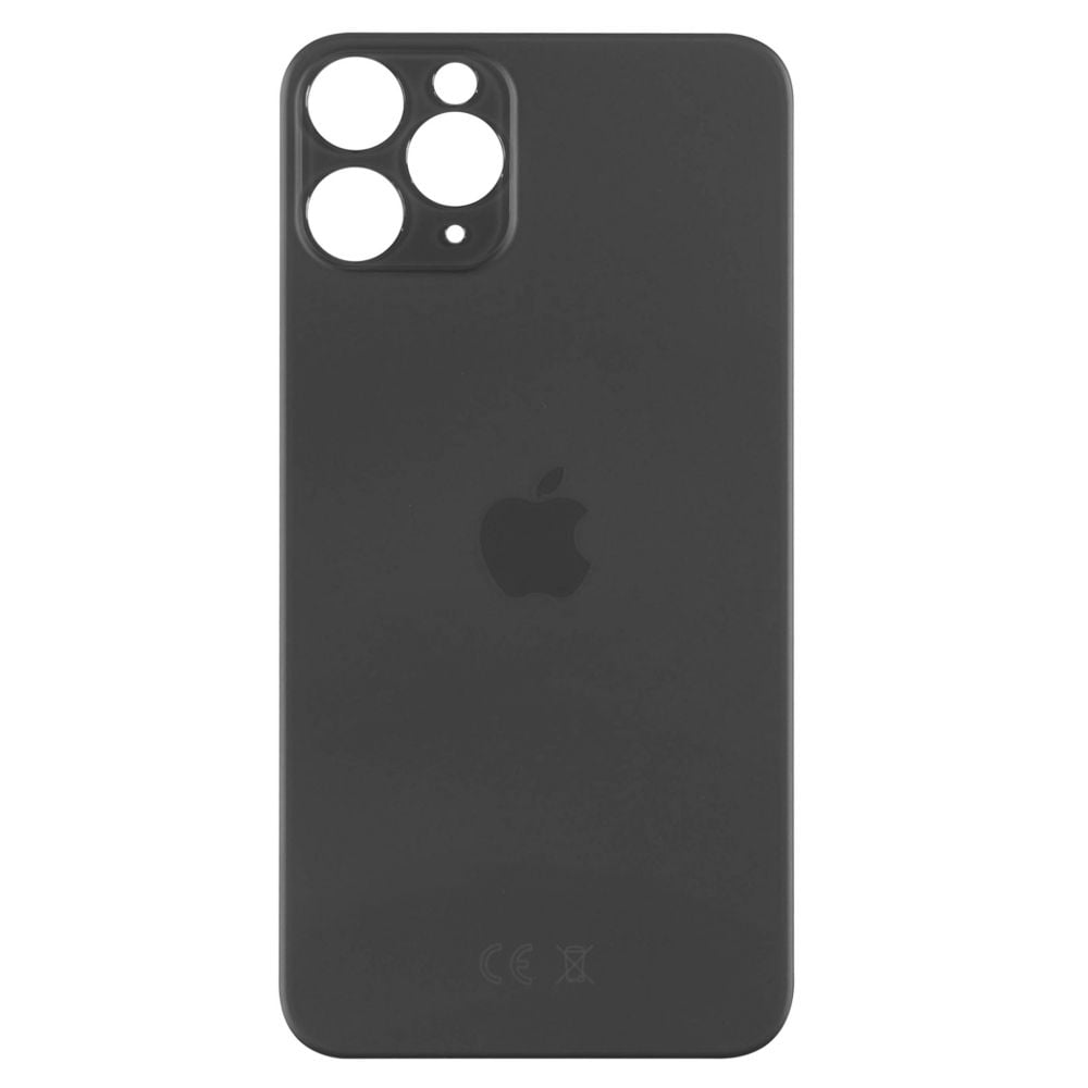 Sticla spate carcasă iPhone 11 Pro Big Hole Space Grey