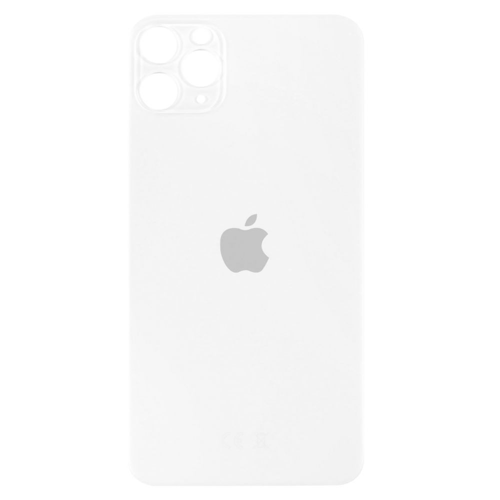 Sticla spate Capac spate iPhone 11 Pro Max Big Hole White