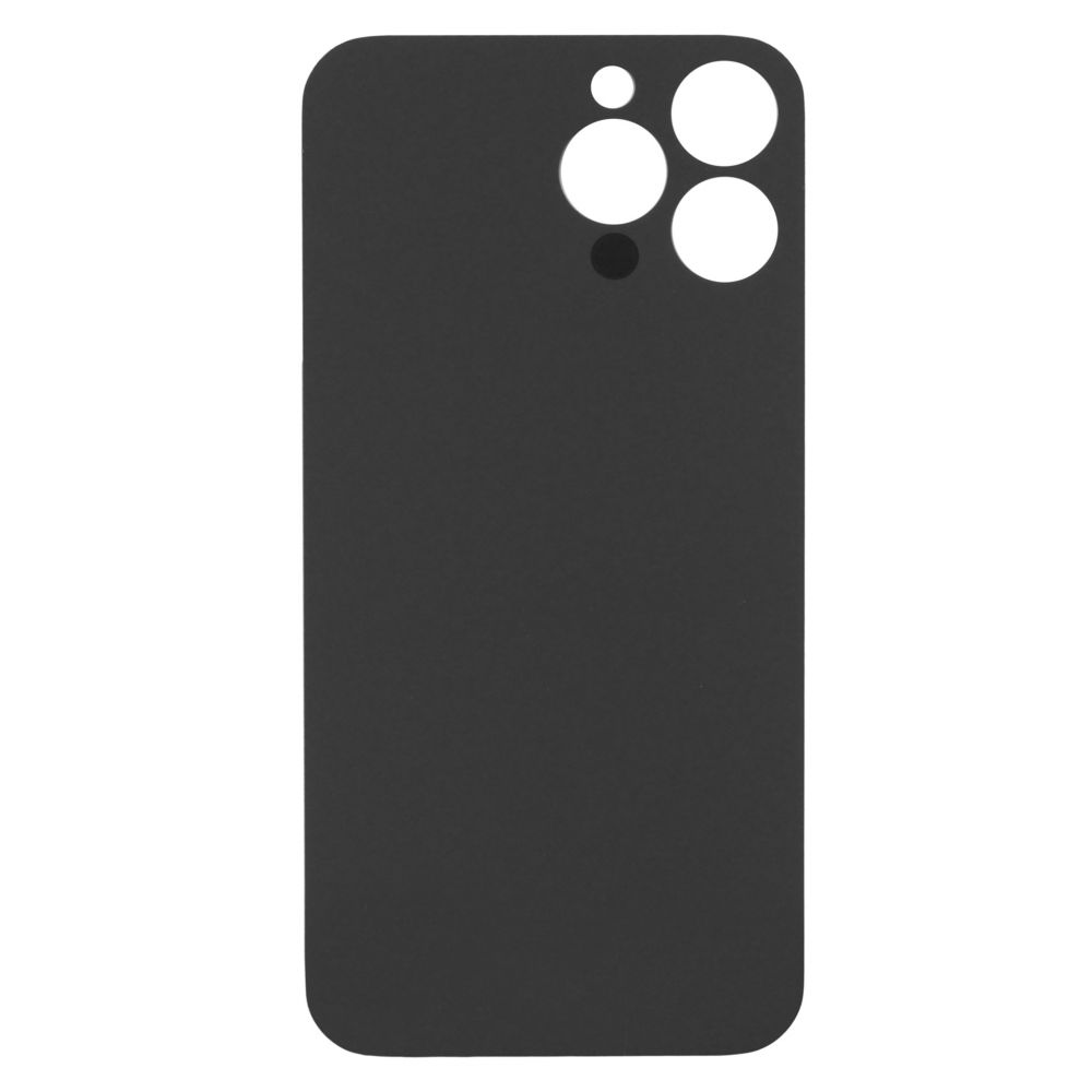 Sticla spate compatibil cu iPhone 13 Pro Max, Graphite, Big Hole