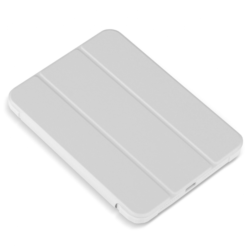 Husă magnetică cu spate acrilic, colțuri întărite și suport Stylus iPad mini 6, Gri