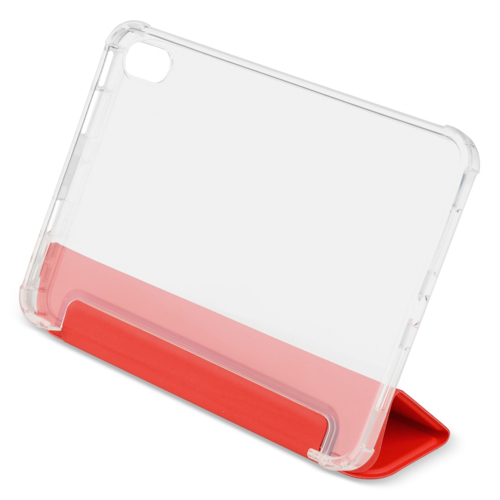Husa magnetica cu spate transparent si colturi intarite iPad mini 6 Rosu