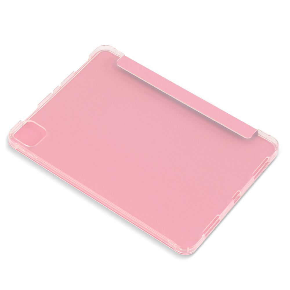 Husă magnetică cu spate transparent și colțuri întărite iPad Pro 11 inch (2018, 2020) Roz