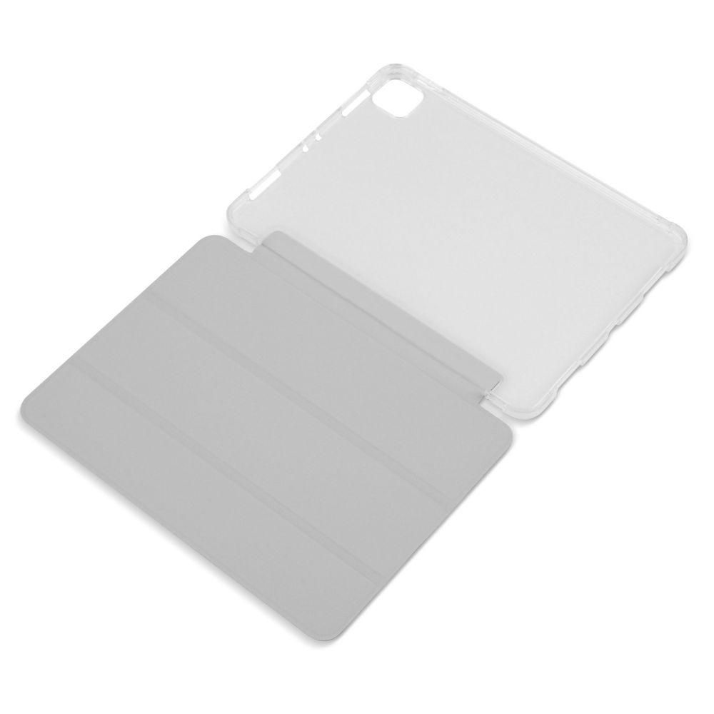 Husă magnetică cu spate transparent și colțuri întărite iPad Pro 11 inch (2018, 2020) - Gri deschis