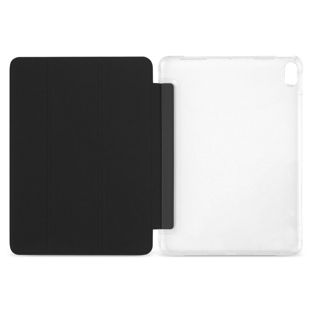 Husă magnetică cu spate transparent și colțuri întărite iPad Air 4 10.9 inch - Negru
