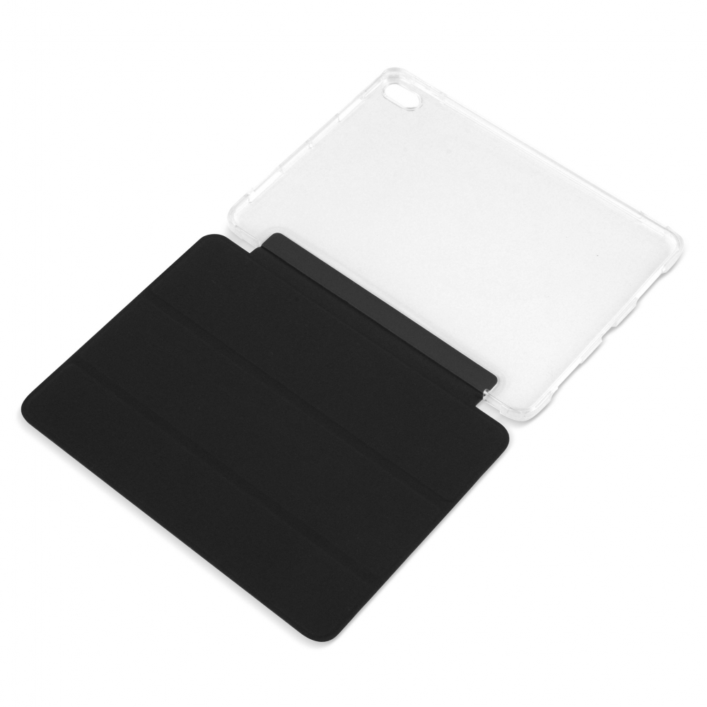 Husă magnetică cu spate transparent și colțuri întărite iPad Air 4 10.9 inch - Negru