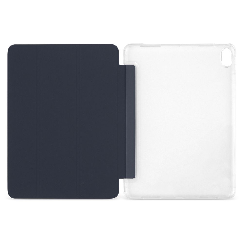 Husă magnetică cu spate transparent și colțuri întărite iPad Air 4 10.9 inch, Navy Blue