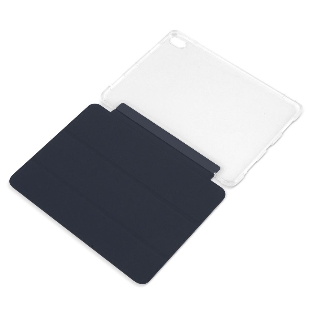 Husă magnetică cu spate transparent și colțuri întărite iPad Air 4 10.9 inch, Navy Blue