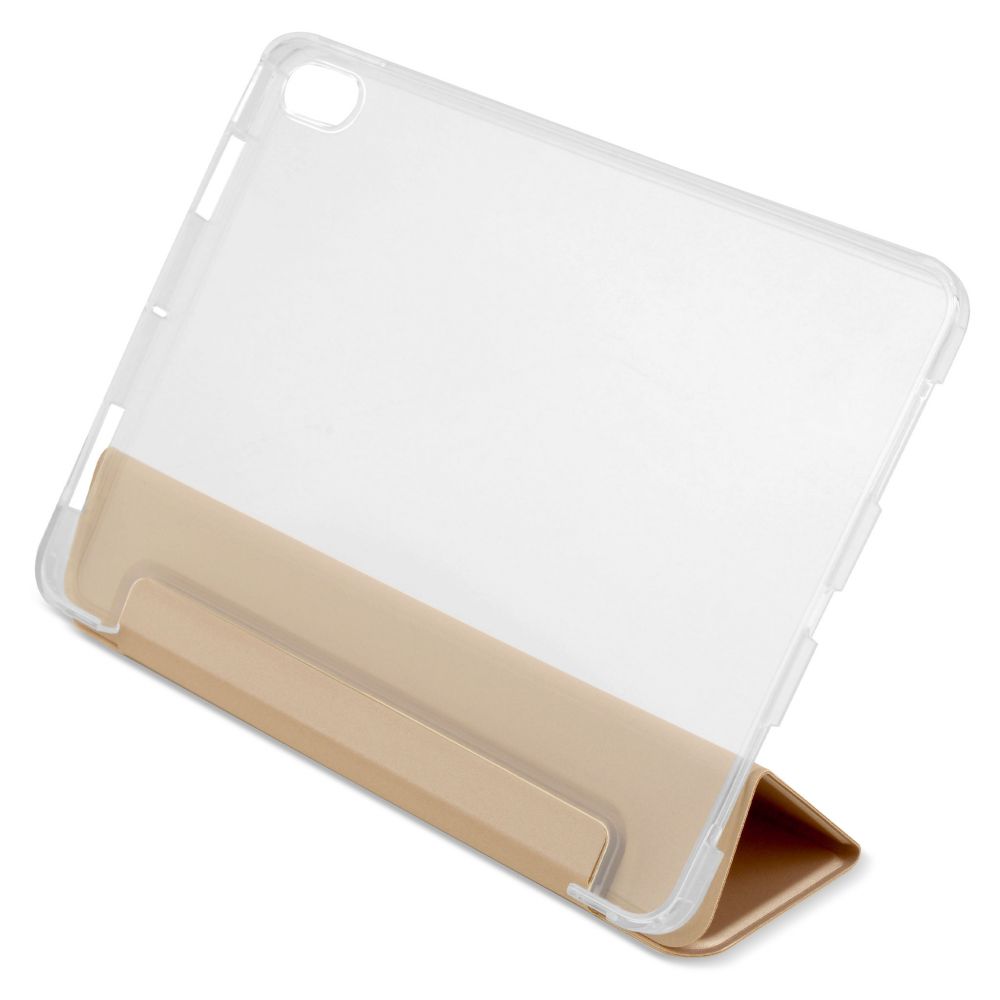 Husă magnetică cu spate transparent și colțuri întărite iPad Air 4 10.9 inch, Auriu